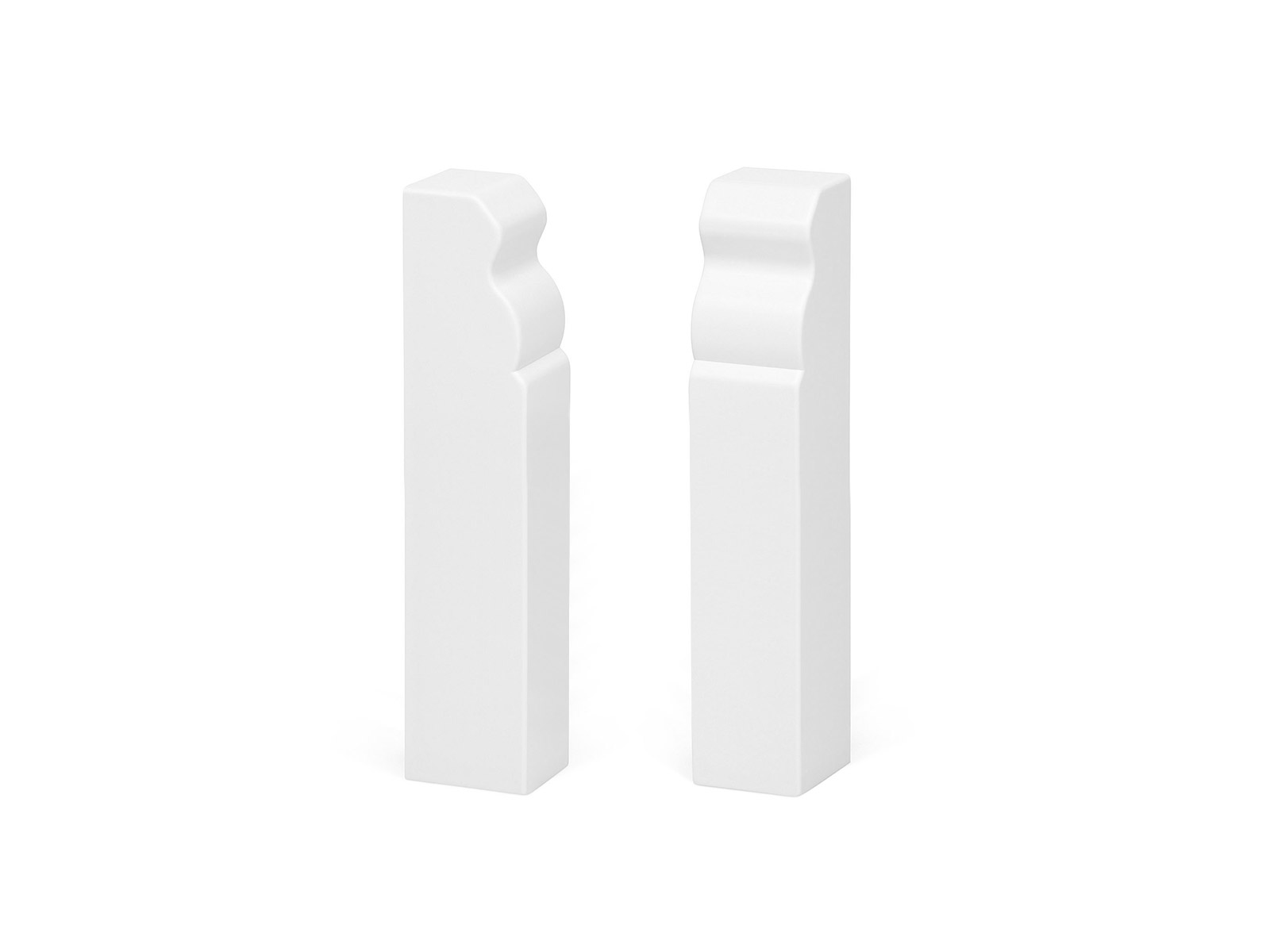 Endkappen Berliner Fußleiste (90mm, rechts & links)