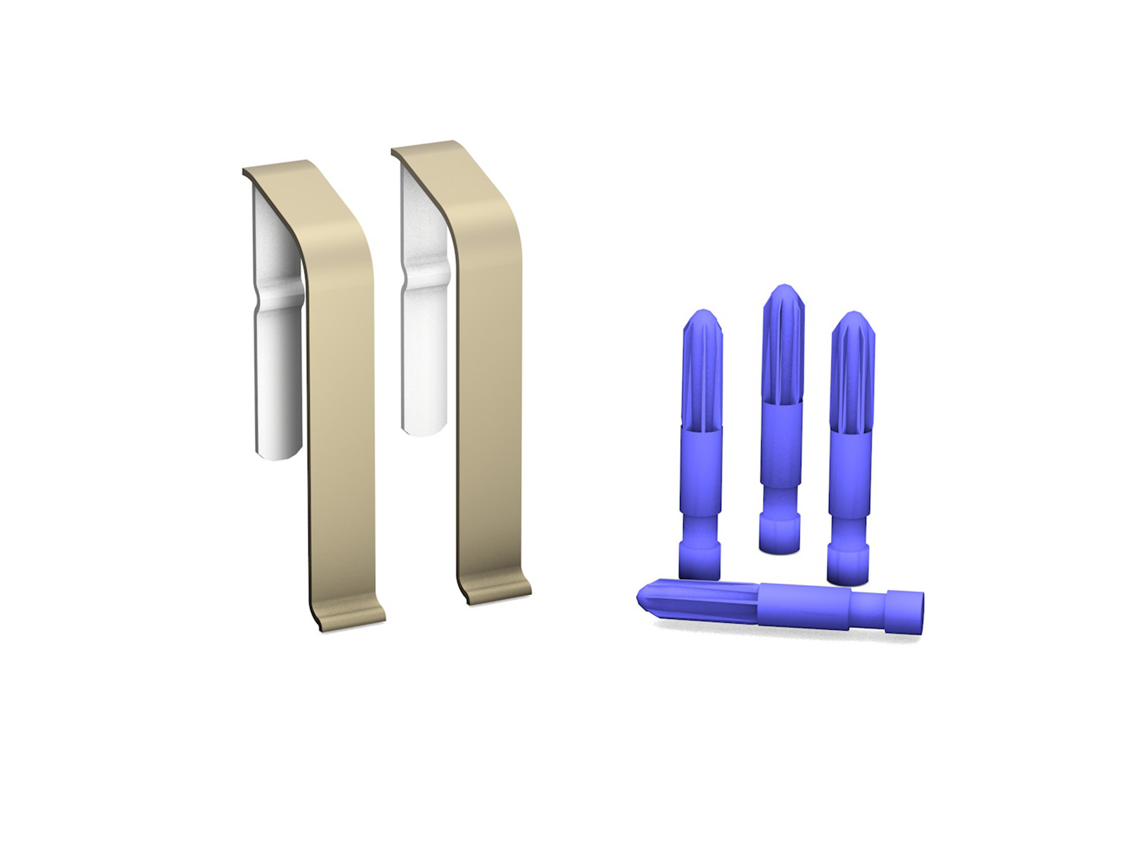 Prinz Verbinder für Aluminium  Sockelleiste 350 Nr. in Edelstahl matt