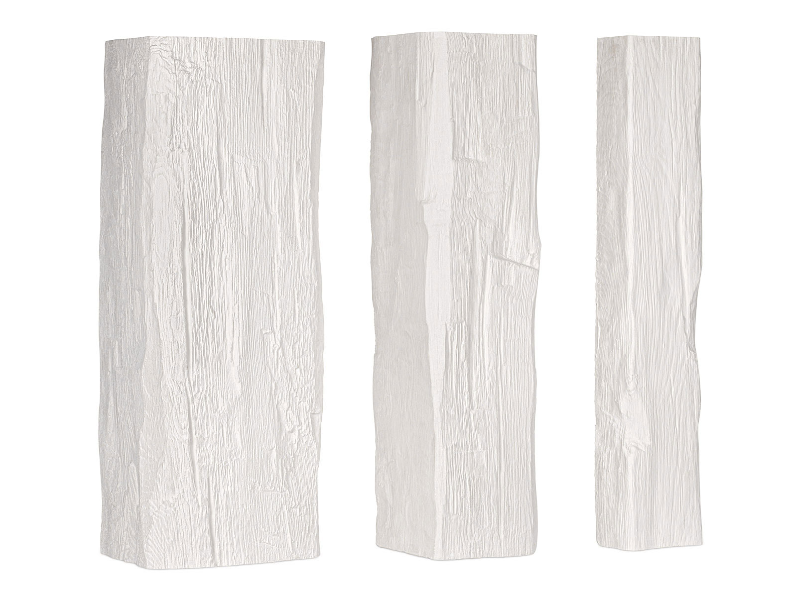 Deckenbalken PU Holzimitat Weiß