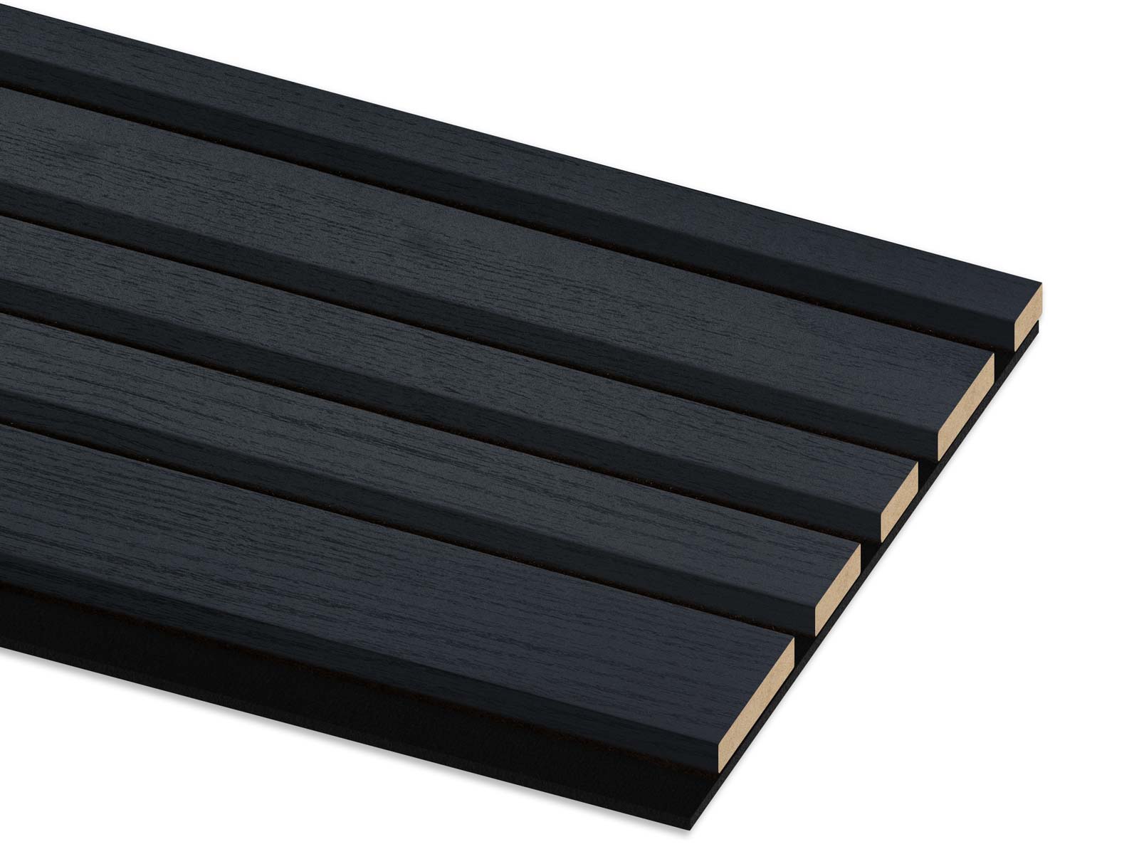 Akustikpaneele Blend Eiche Lava 30 x 260 cm 2er Set mit variabler Lamellenbreite