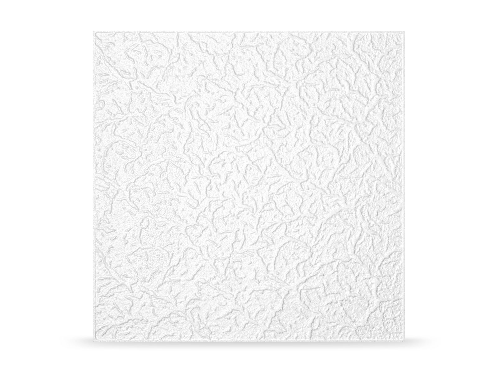 Deckenverkleidung Styropor D82 Weiß (50x50cm) 8er-Set