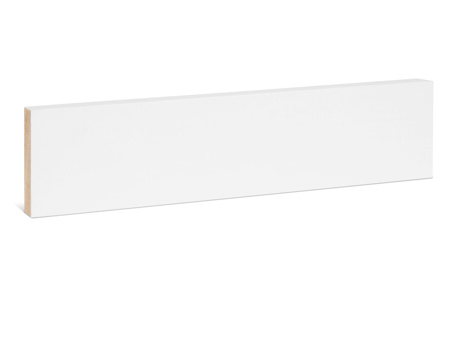 Rechteckleiste Massivholz Kiefer Lackiert RAL9016