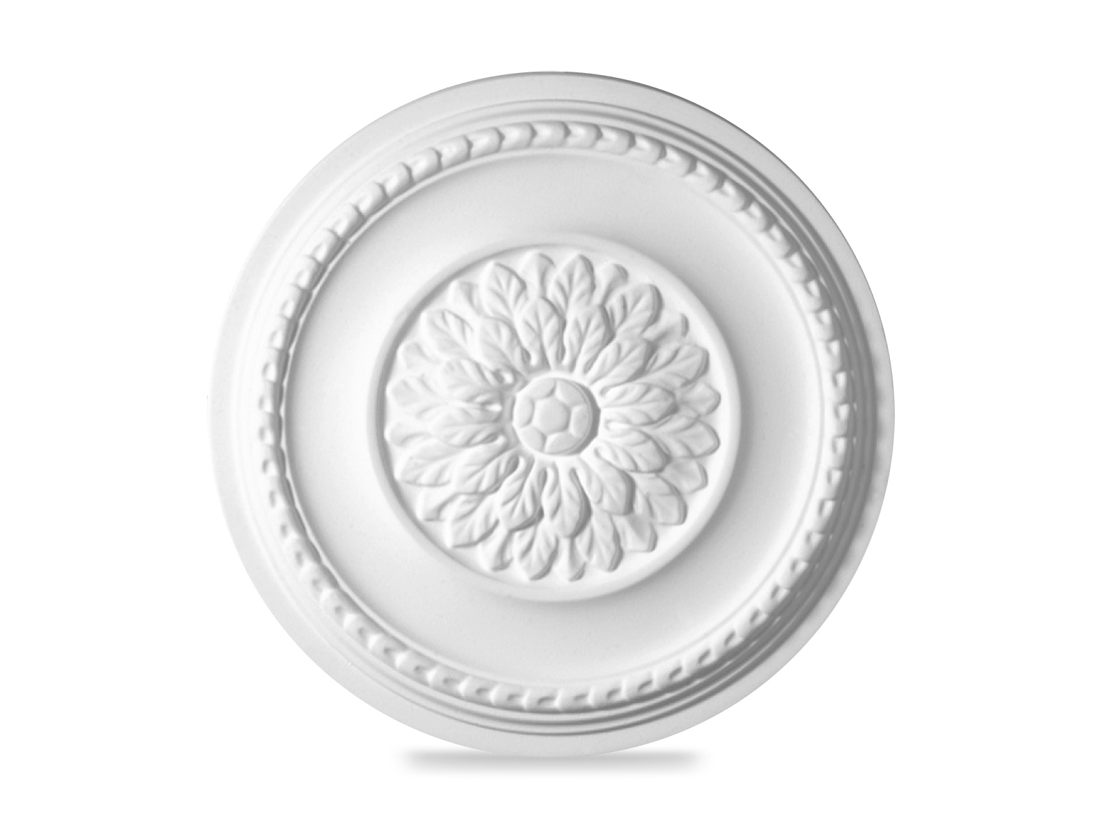 Deckenrosette Rosa Styropor rund Ø 37cm