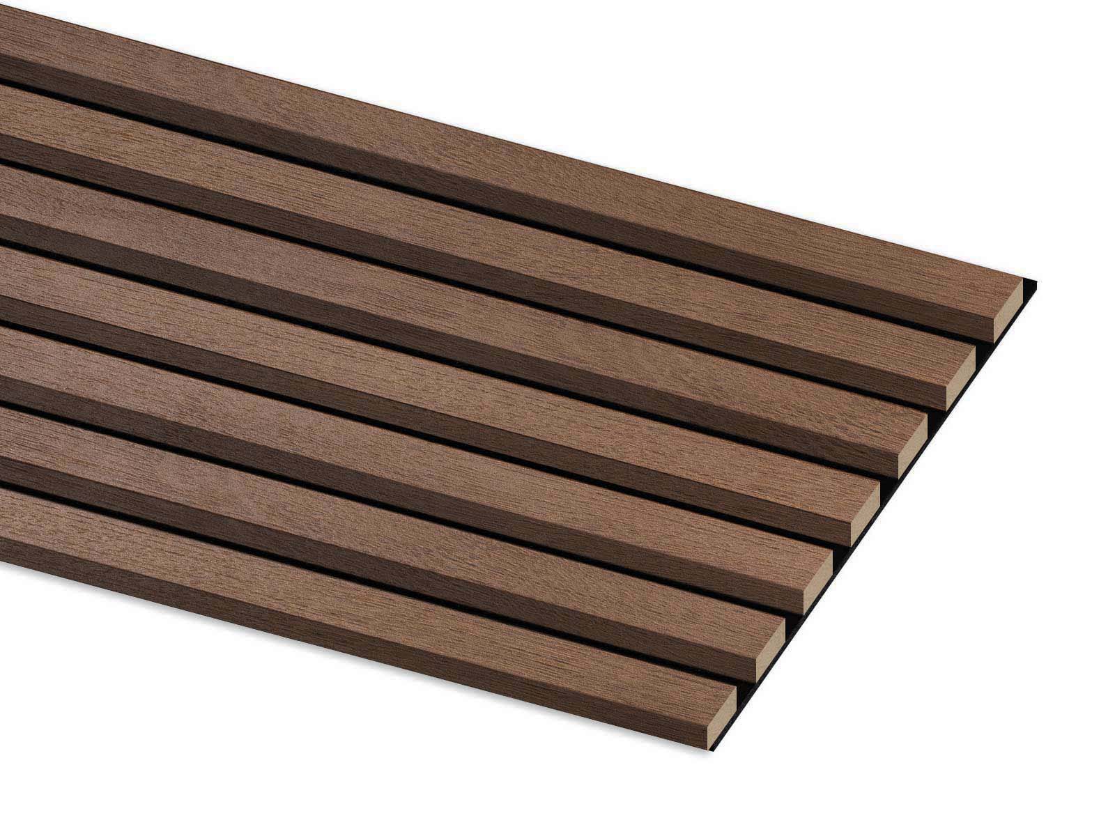 Akustikpaneele Eiche Rustikal 30 x 260 cm 2er Set in schraeger Produktansicht