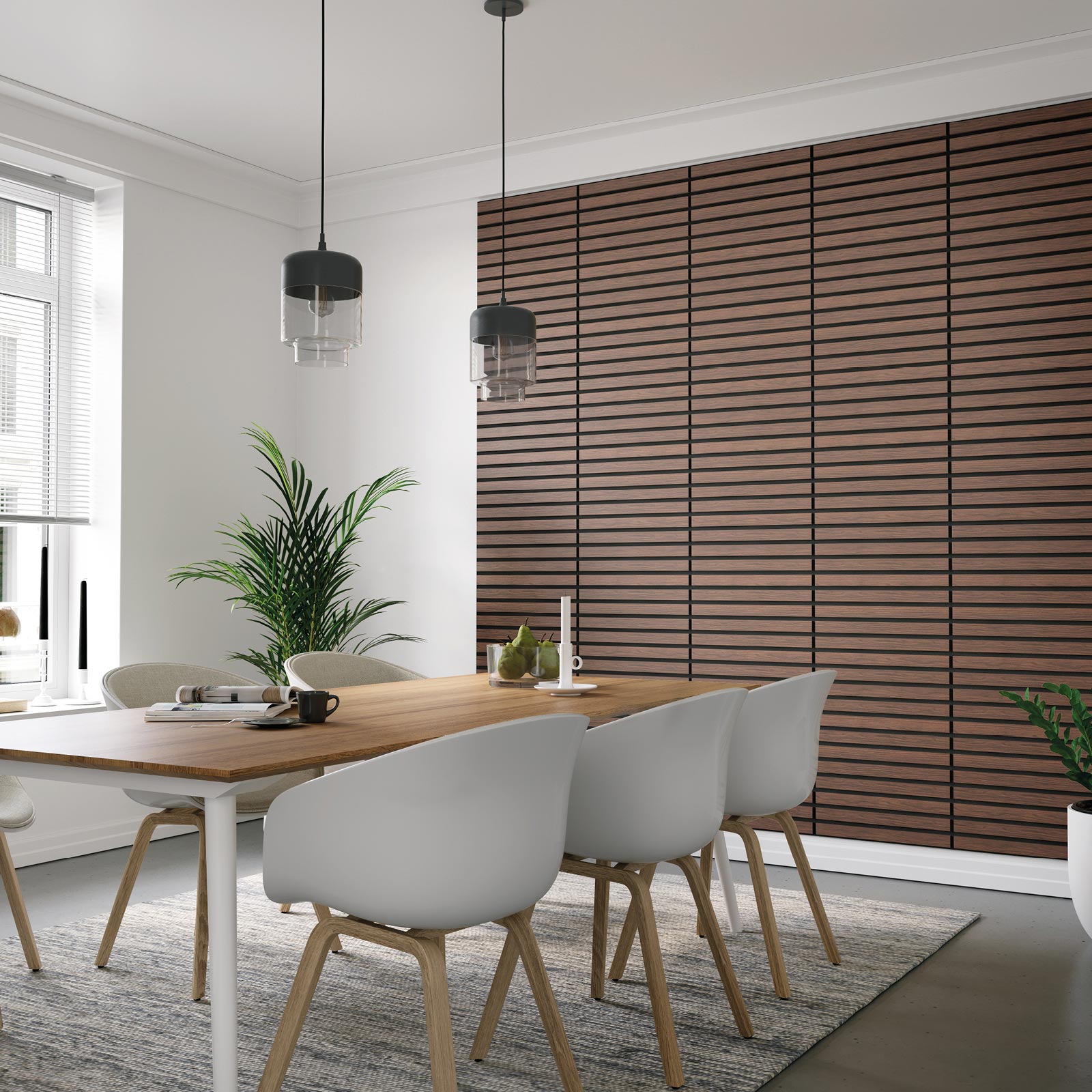 Akustikverbesserung mit KGM ExPress 50 Paneele in Walnuss