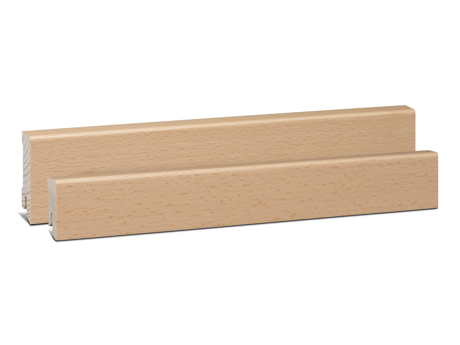 Modern Parkettleiste Buche ungedämpft natur lackiert