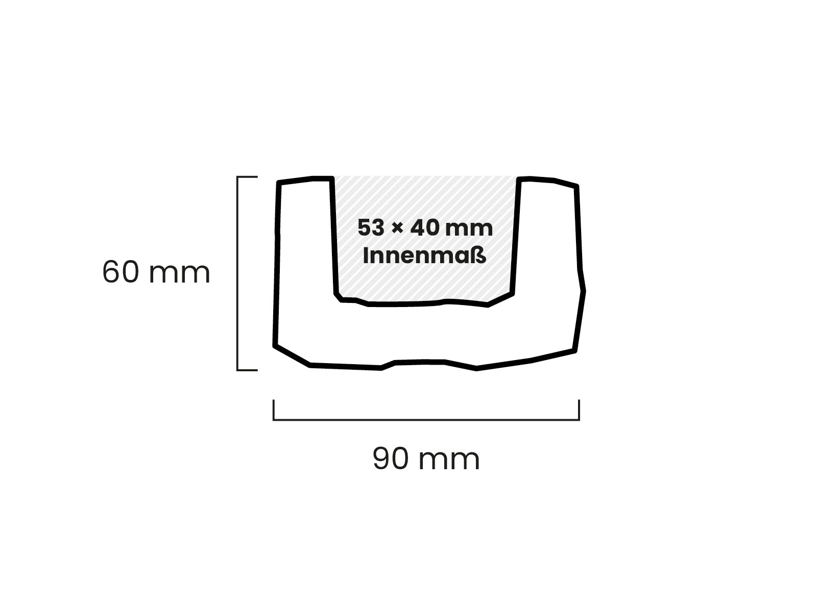 Technische Zeichnung - Deckenbalken 90x60m