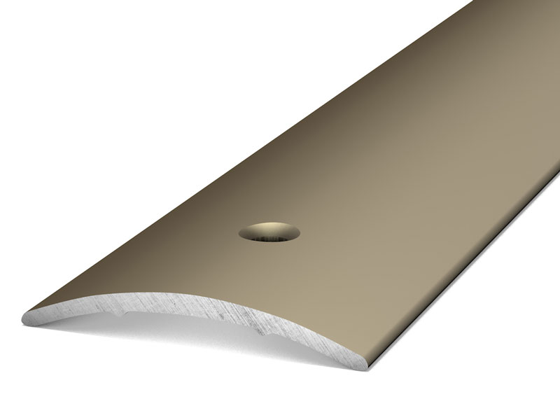 Prinz Übergangsprofil Edelstahl matt inkl. Montagezubehör | 30 mm