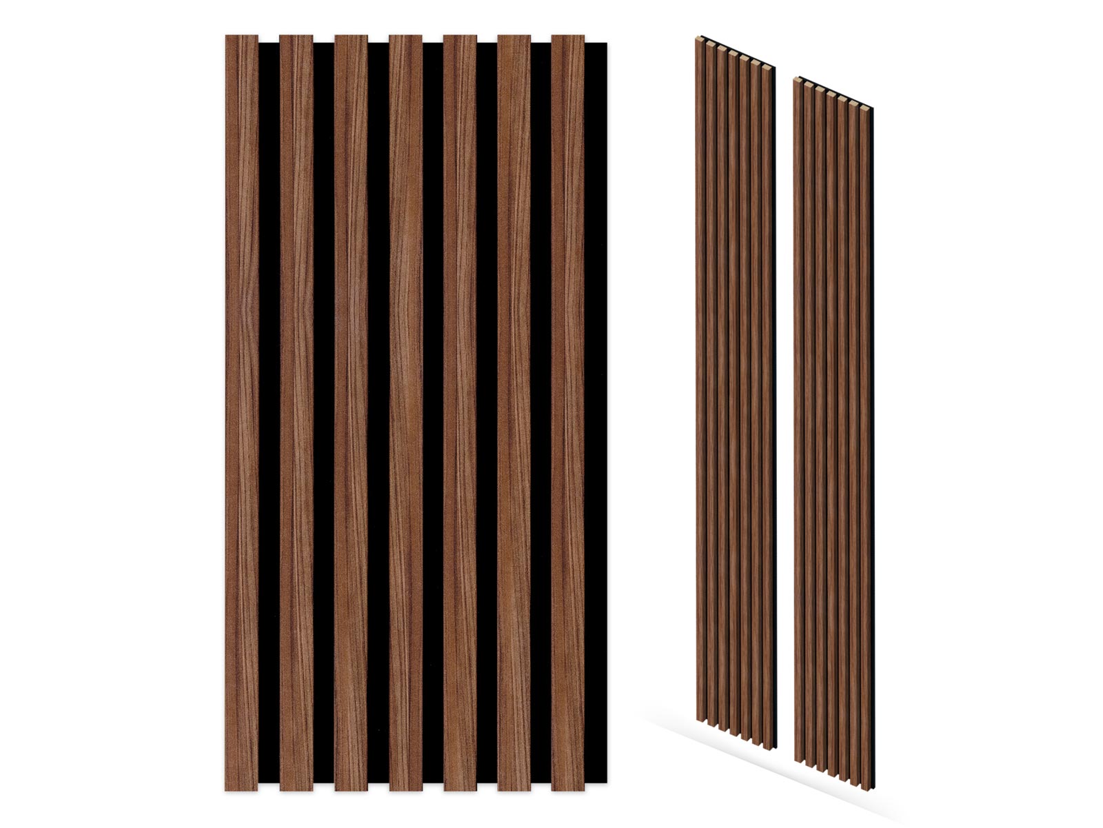 KGM Akustikpaneel ExPress 260 Walnuss (260x30cm) 2 Stück