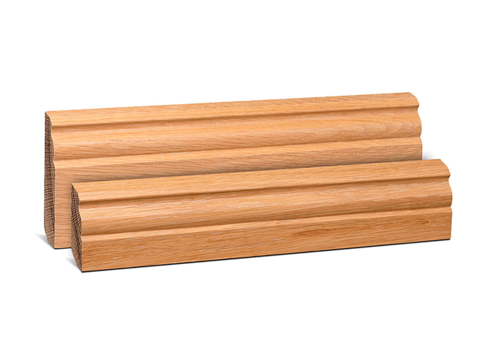 Hamburger Profil Sockelleiste - Massivholz Eiche
