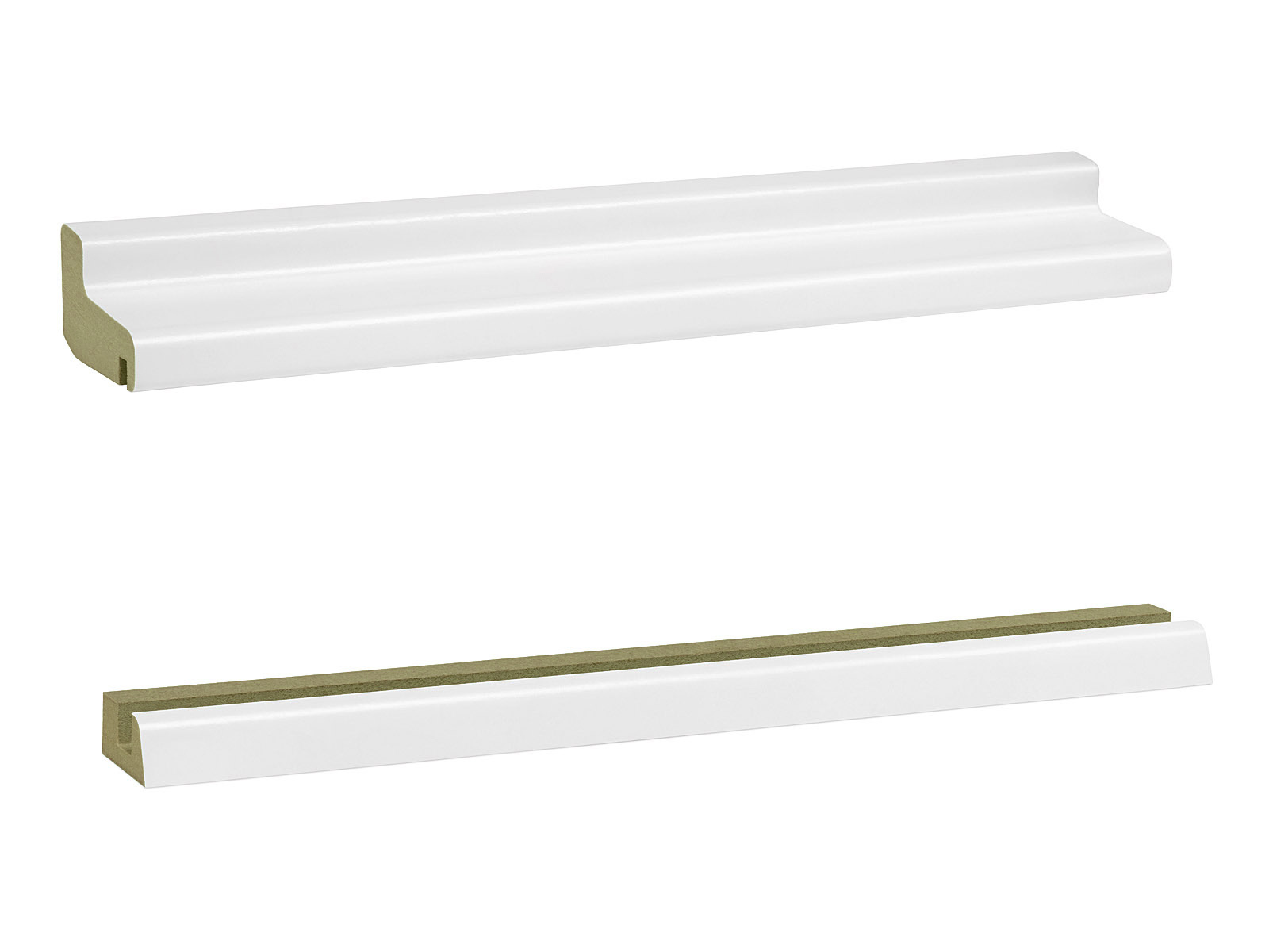 Heizrohrverkleidung Feuchtraum MDF RAL9016 Ober-/Unterteil