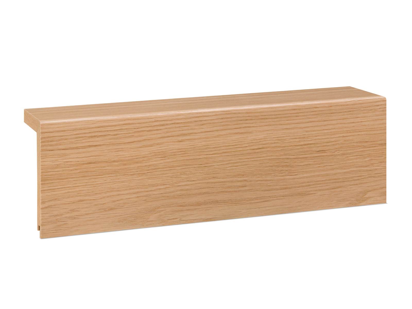 Heizungsrohrverkleidung 57 x 100 mm - Modern Profil, MDF Eiche furniert