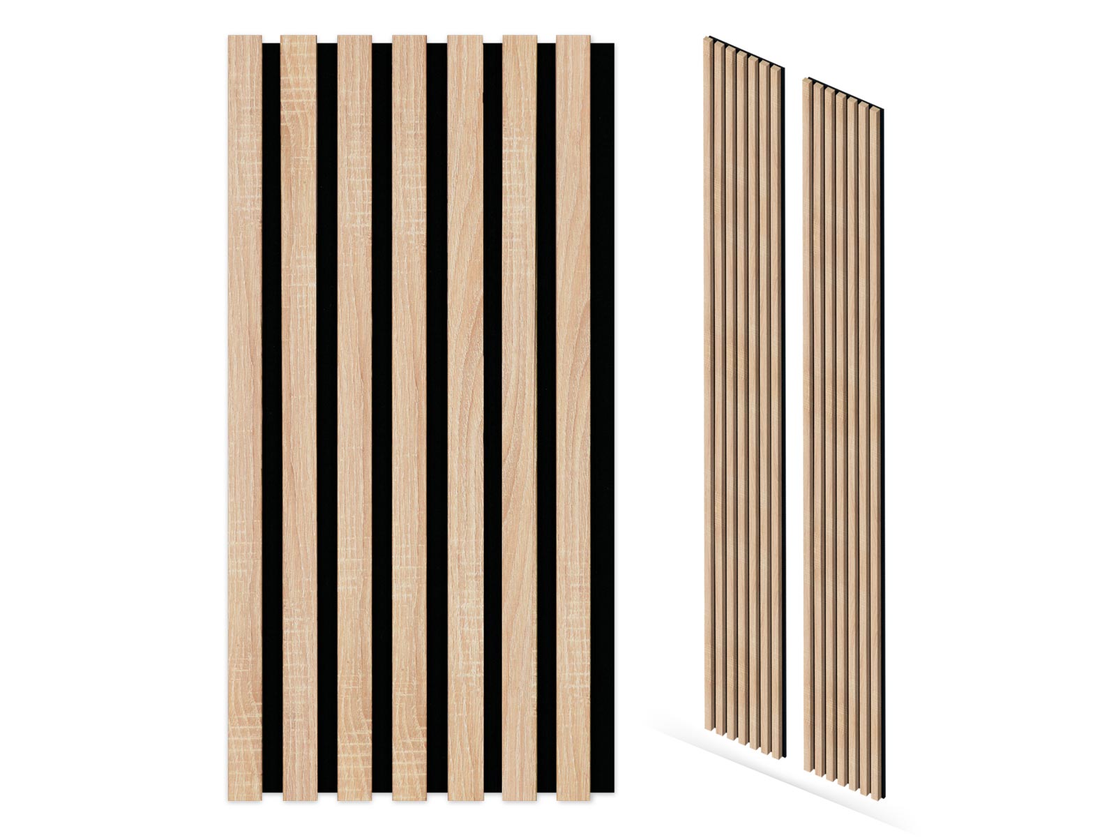 KGM Akustikpaneel ExPress 260 Eiche Hell (260x30cm) 2 Stück