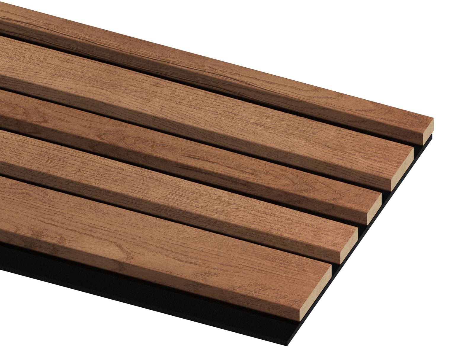 Akustikpaneele Blend Eiche bronze 30 x 260 cm 2er Set mit variabler Lamellenbreite