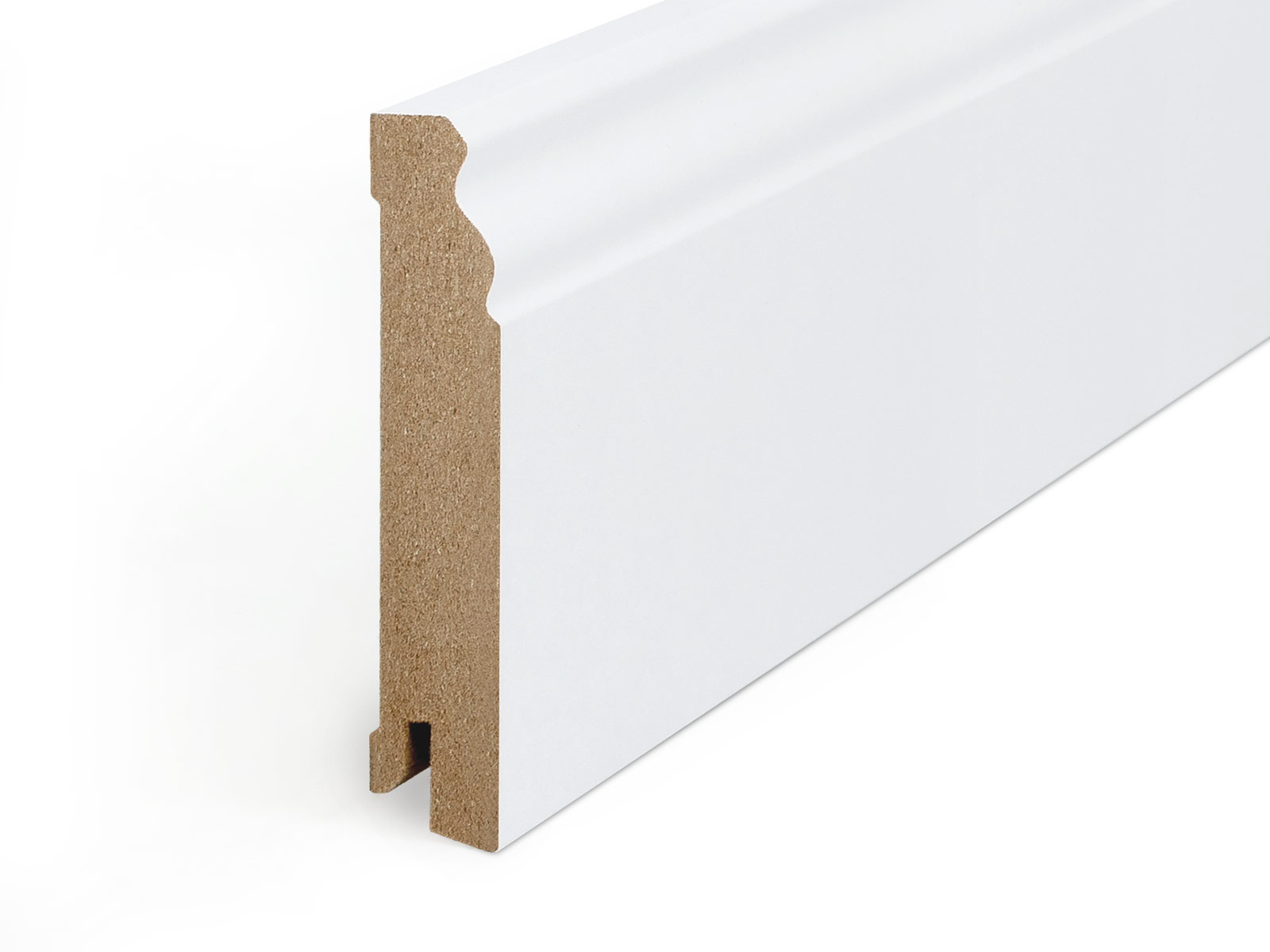 Hamburger Sockelleiste Querschnitt 96m Vorteilspack in 100mm