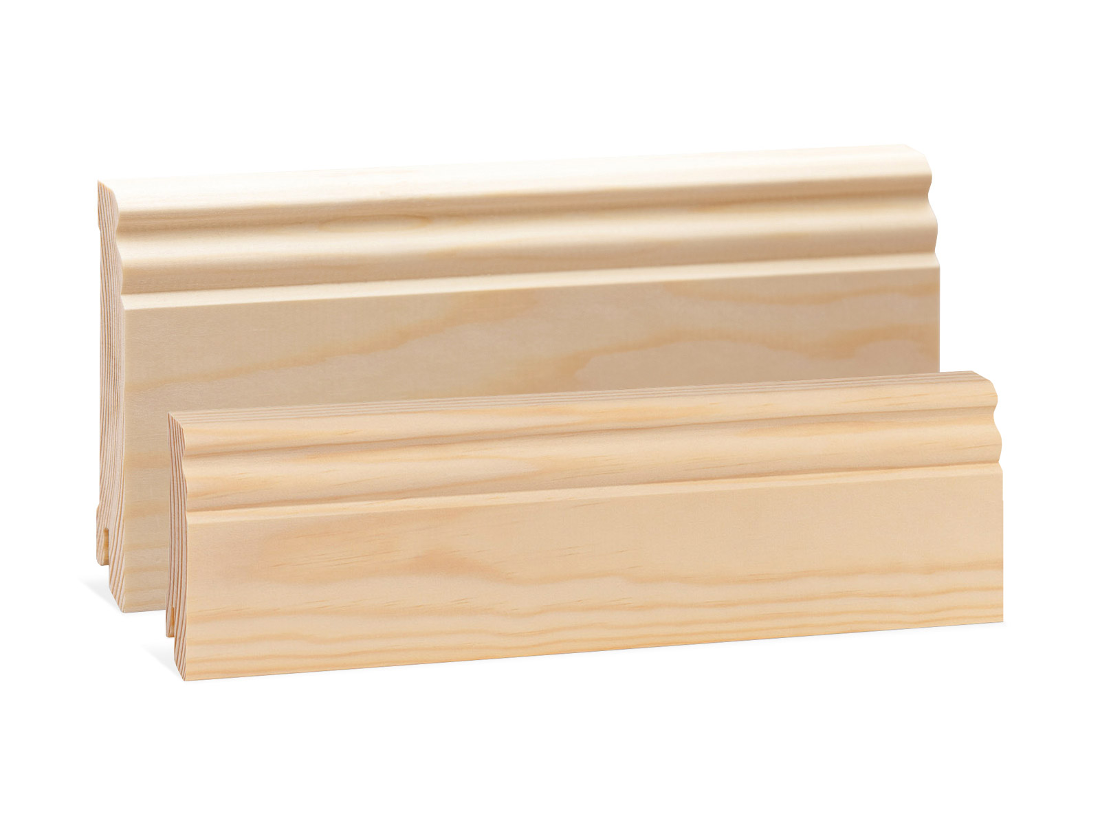 Hamburger Leiste Massivholz - Kiefer roh