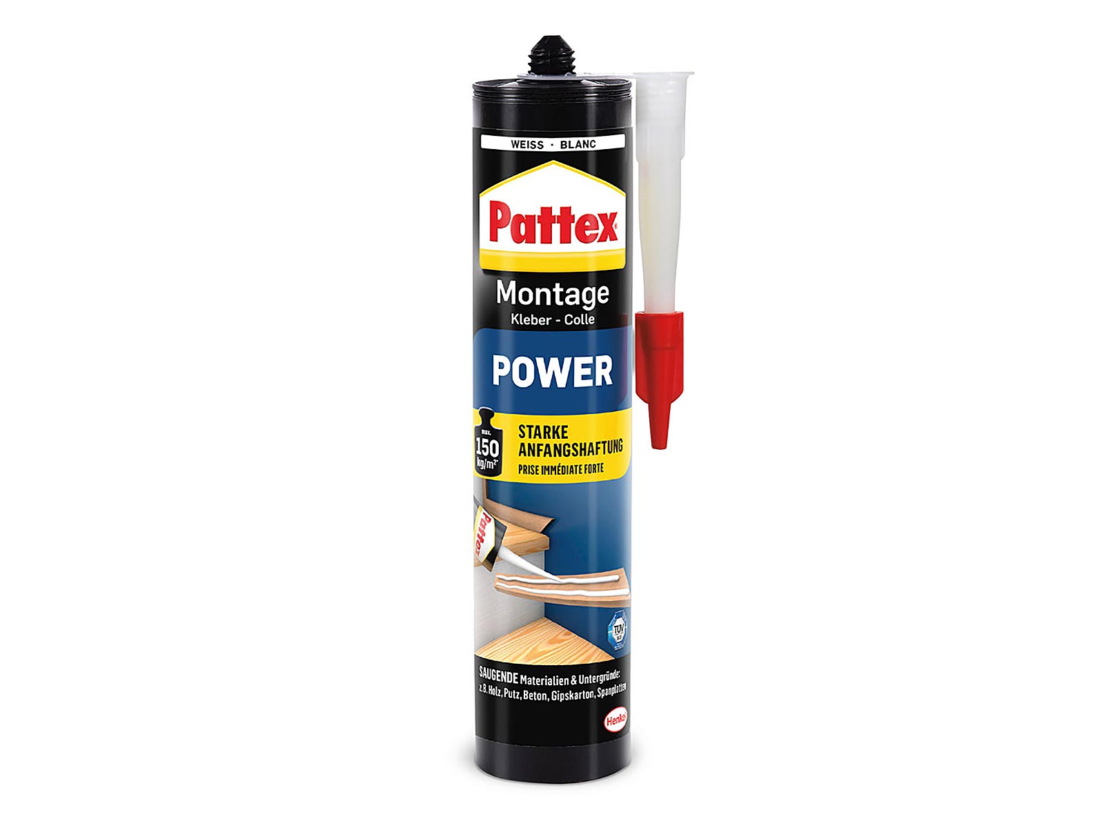 Pattex Montagekleber PxP37 für Fußleisten (370g)