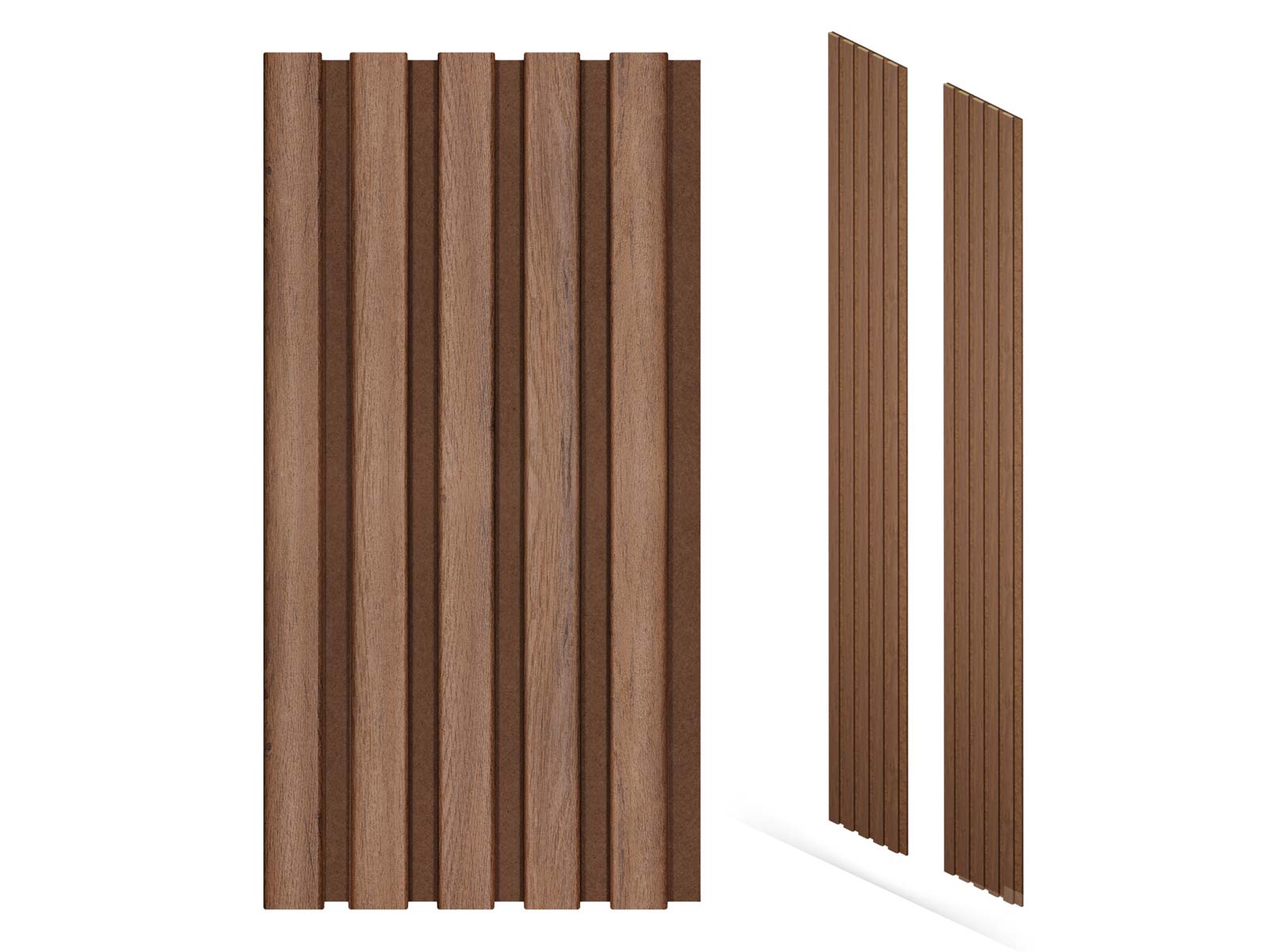 Ellipse Akustikpaneel Eiche Rustikal Ton in Ton (30x2600mm)