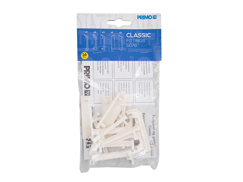 Zubehörset für Fußleiste nordic weiß #5076