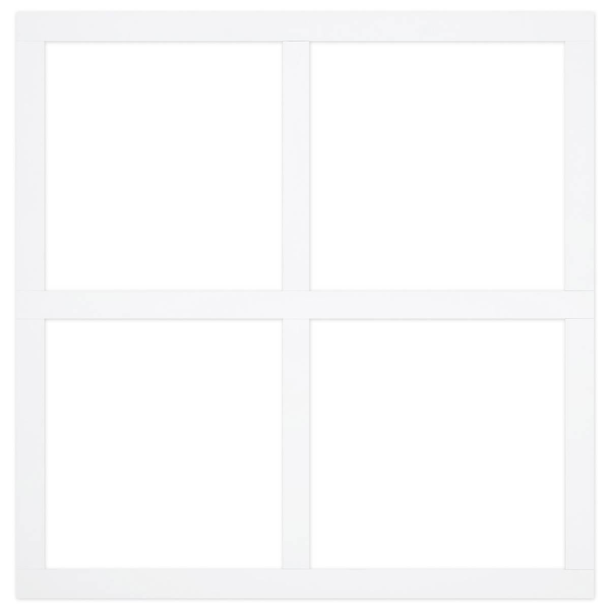 Wandkassetten Set Modernes Profil MDF weiss grundiert als Wandrahmen