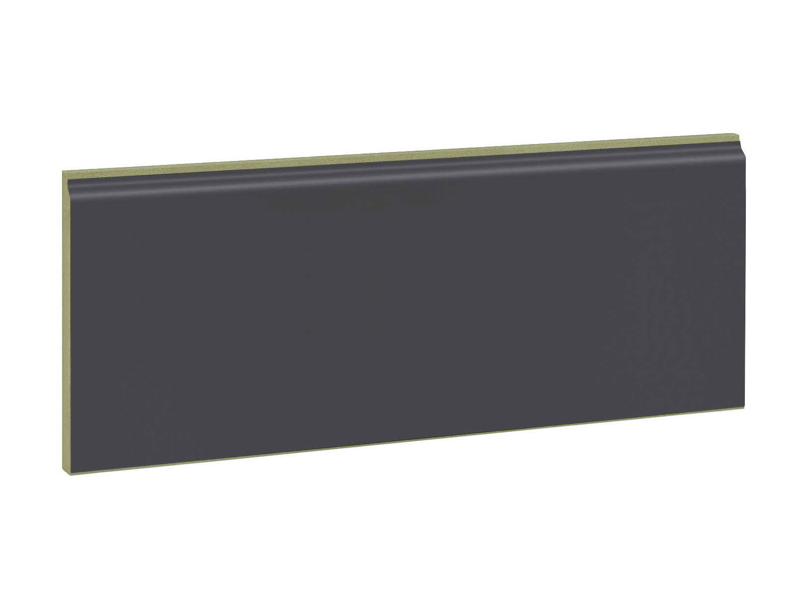 Heizrohrverkleidung Feuchtraum MDF anthrazit (9x120mm)