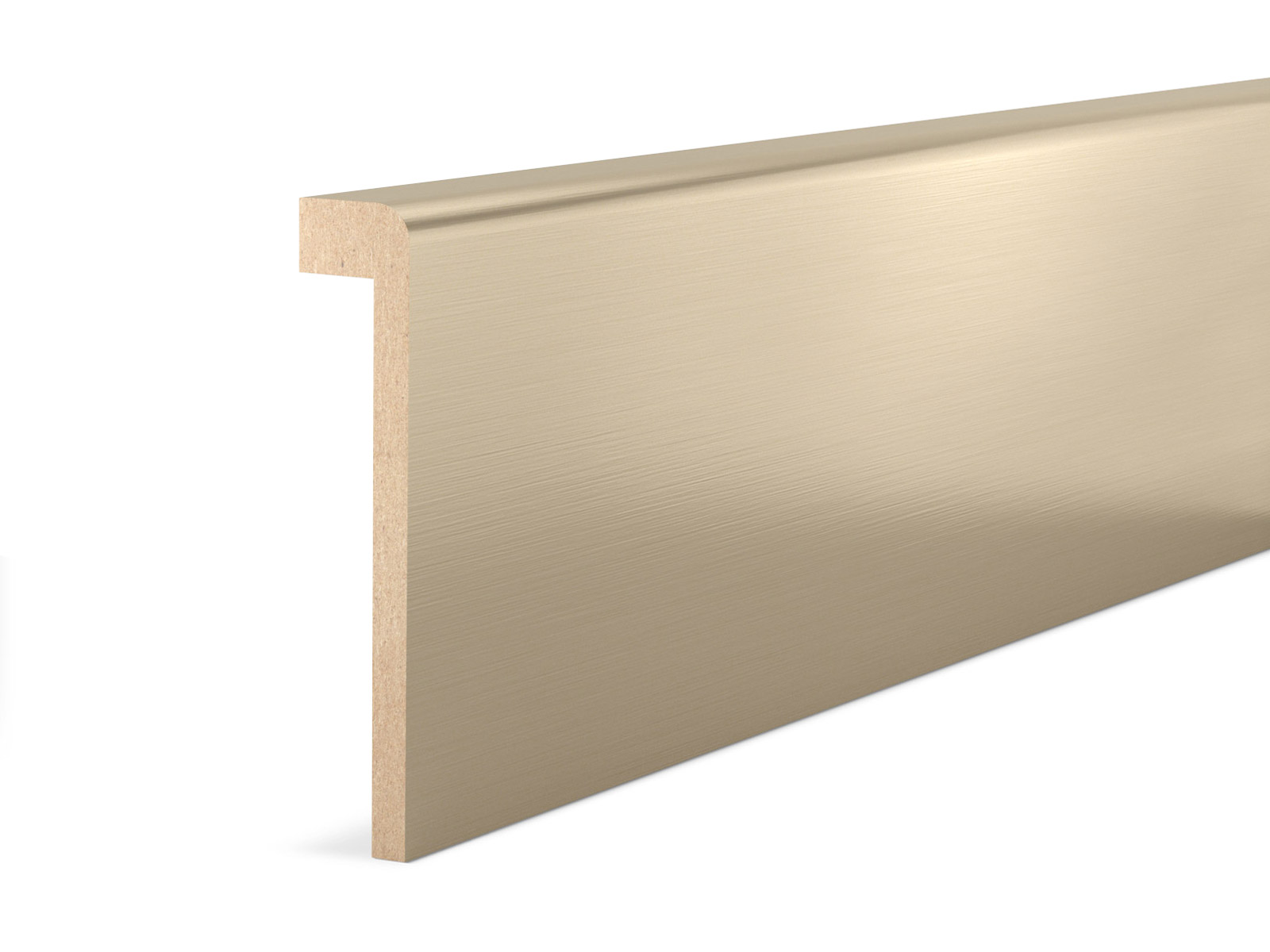 Abdeckleiste MDF Fliesensockel Champagner (19x96mm)