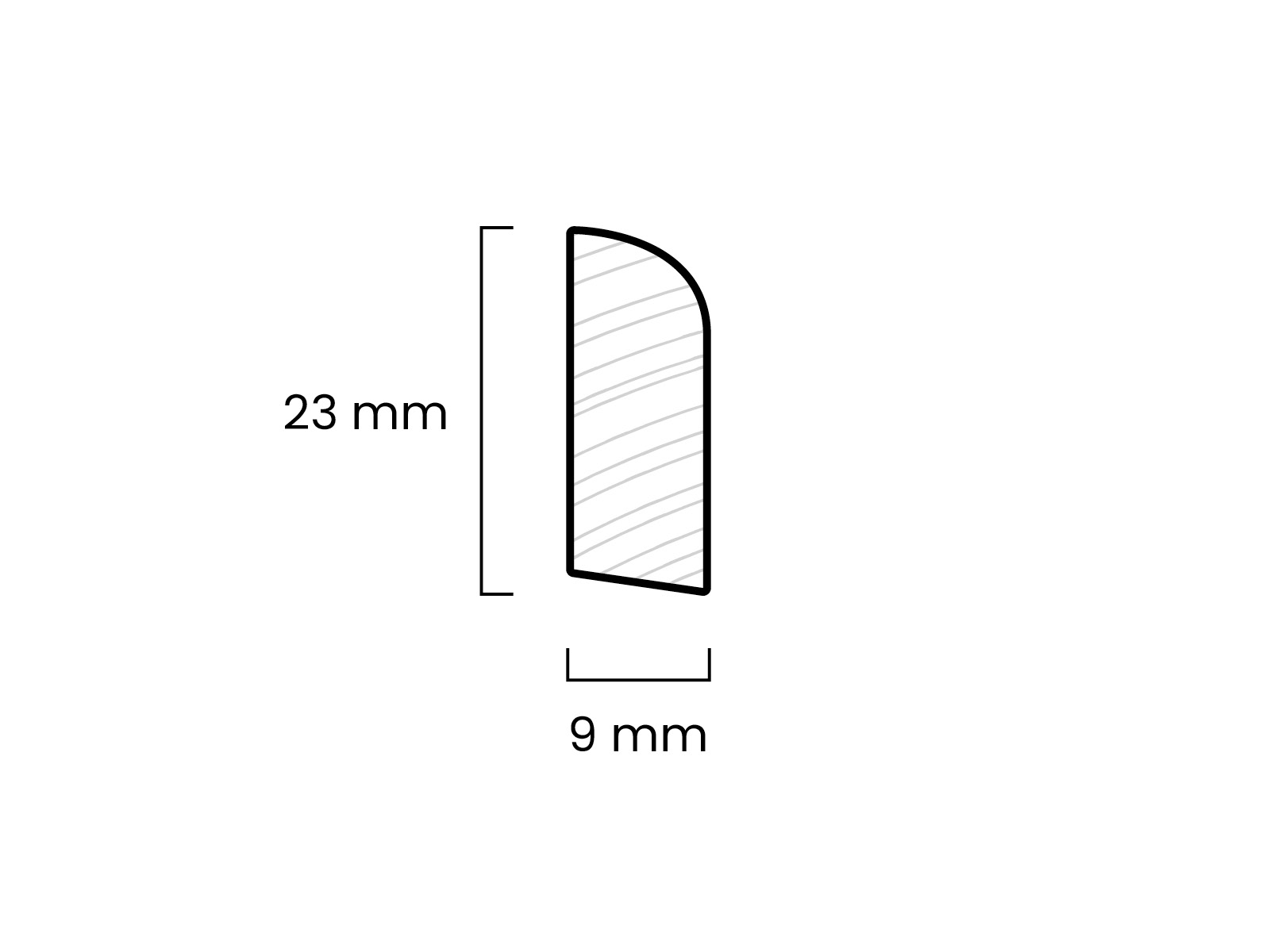 Zierleiste Wandleiste Kiefer Weiss LackiertTZ