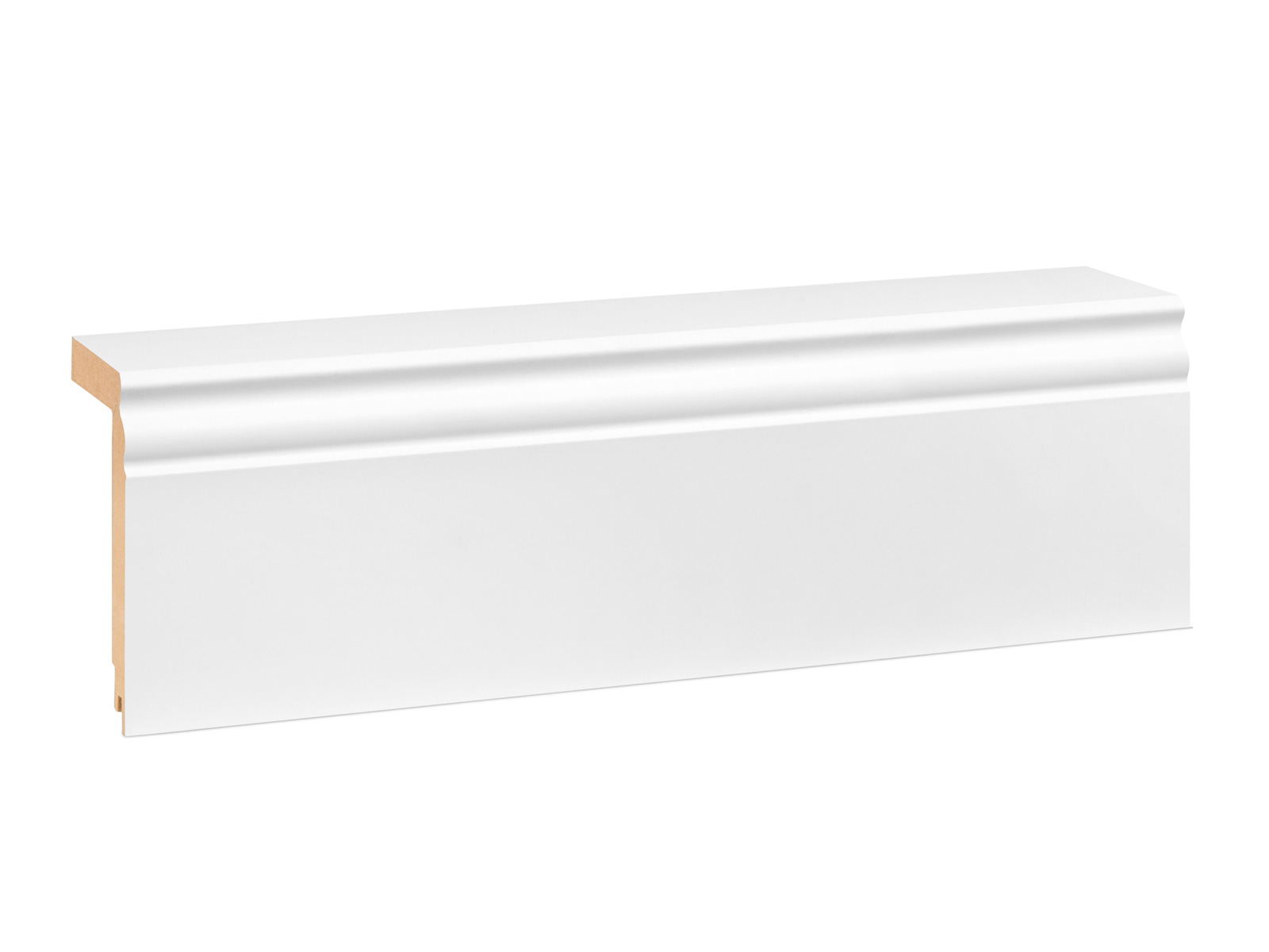 MDF Rohrverkleidung weiß foliert (60x100mm) Berliner-Profil