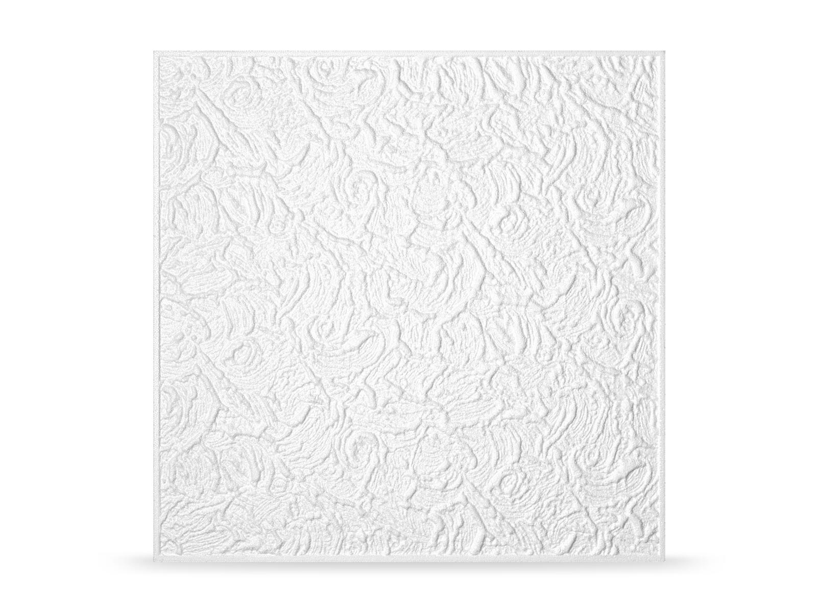 Deckenverkleidung Styropor Paris Weiß (50x50cm) 8er-Set