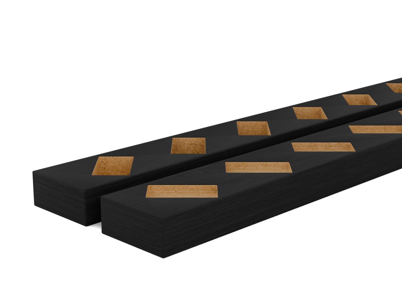 Raumtrenner Ober- und Unterteil 45° Eiche Lava