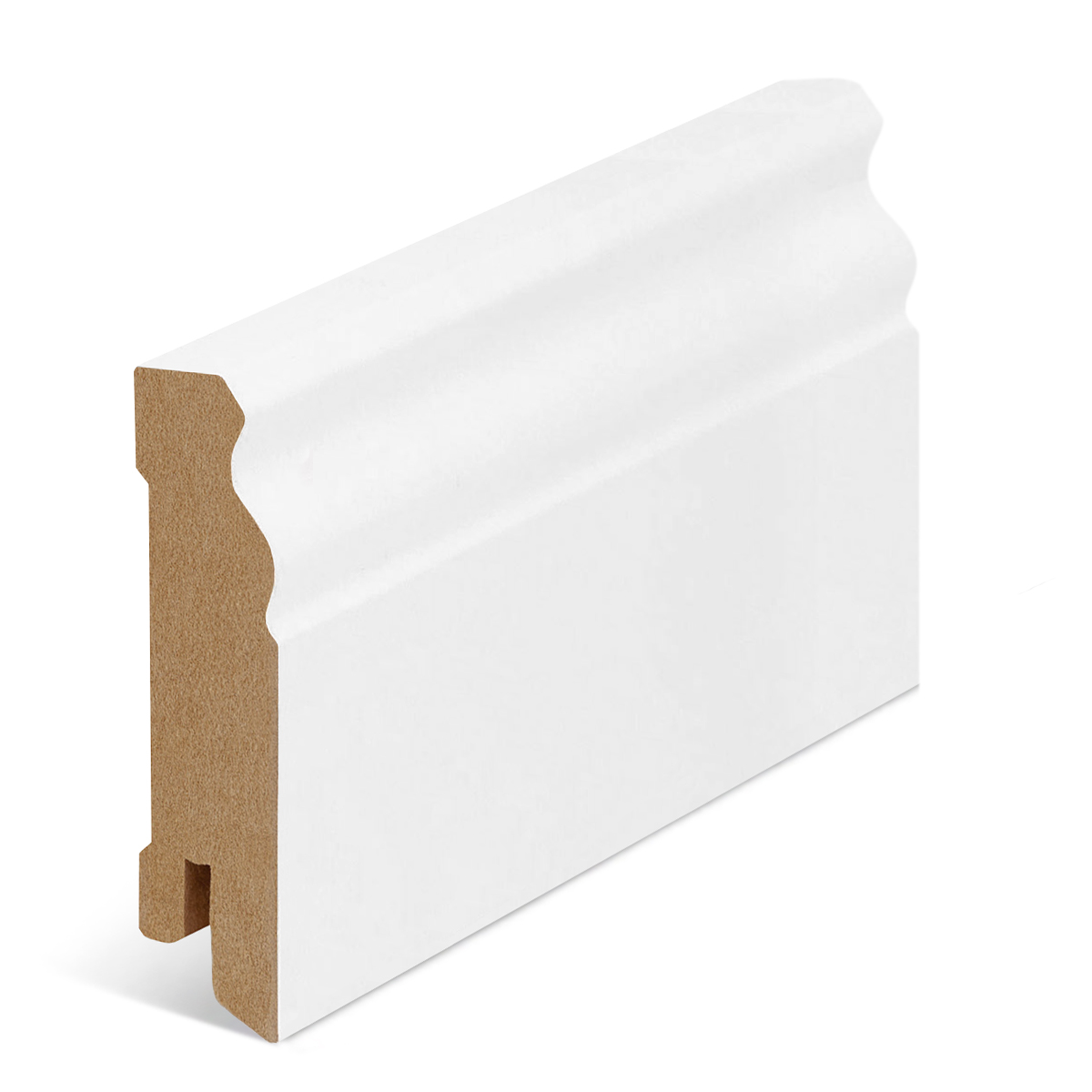 Hamburger Sockelleiste Querschnitt 96m Vorteilspack in 60mm
