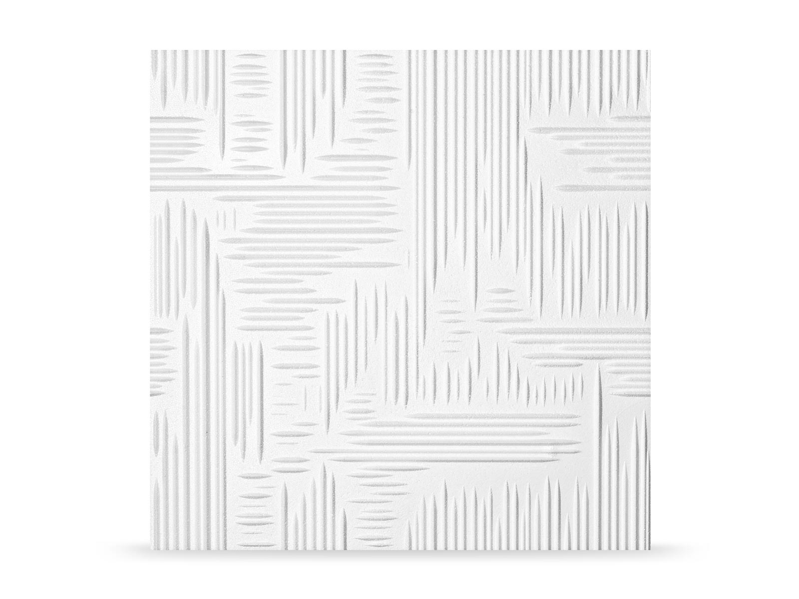 Deckenverkleidung Styropor Norma Weiß (50x50cm) 8er-Set