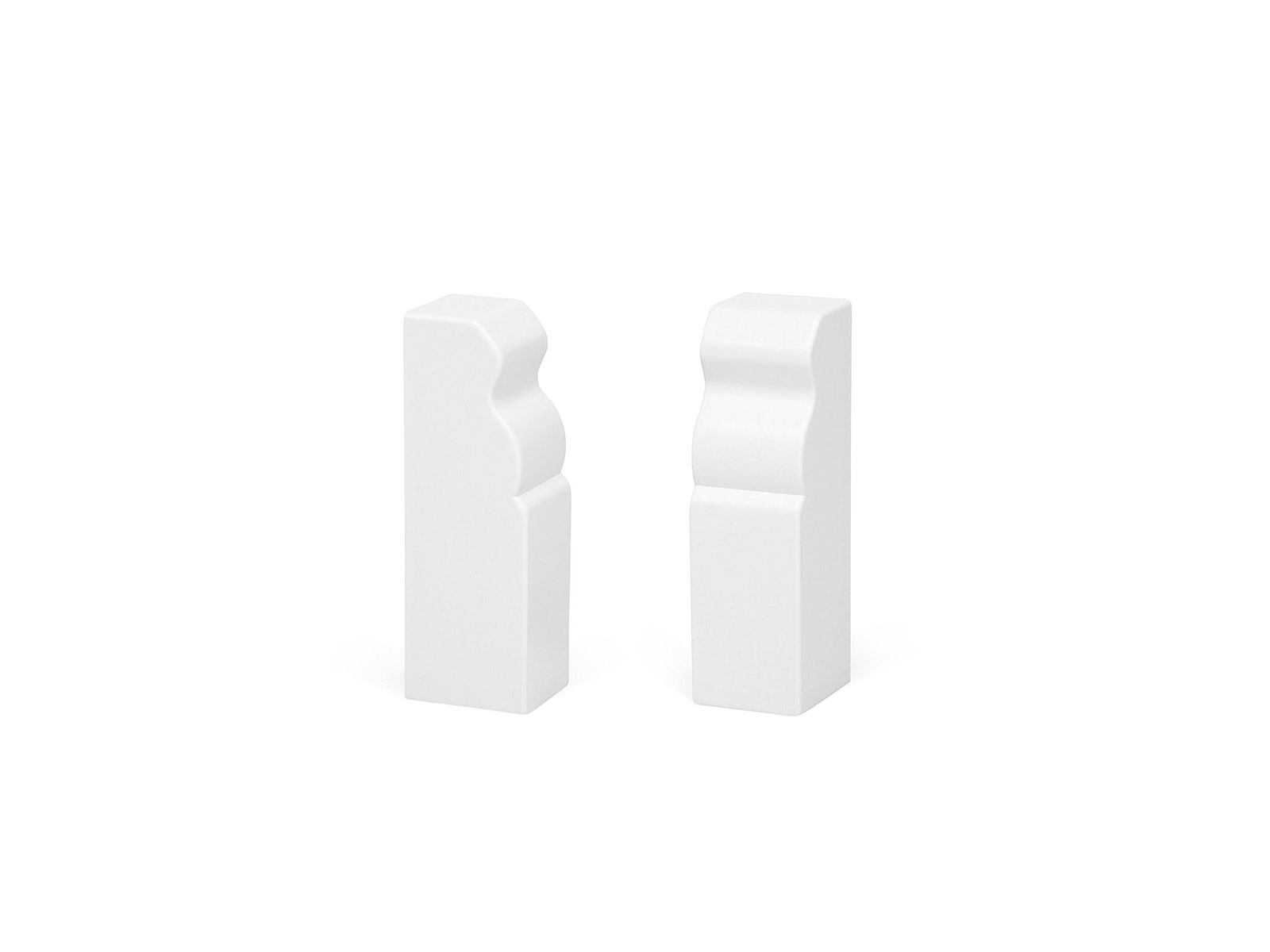 Endkappen (re/li) Hamburger Sockelleiste 60 mm