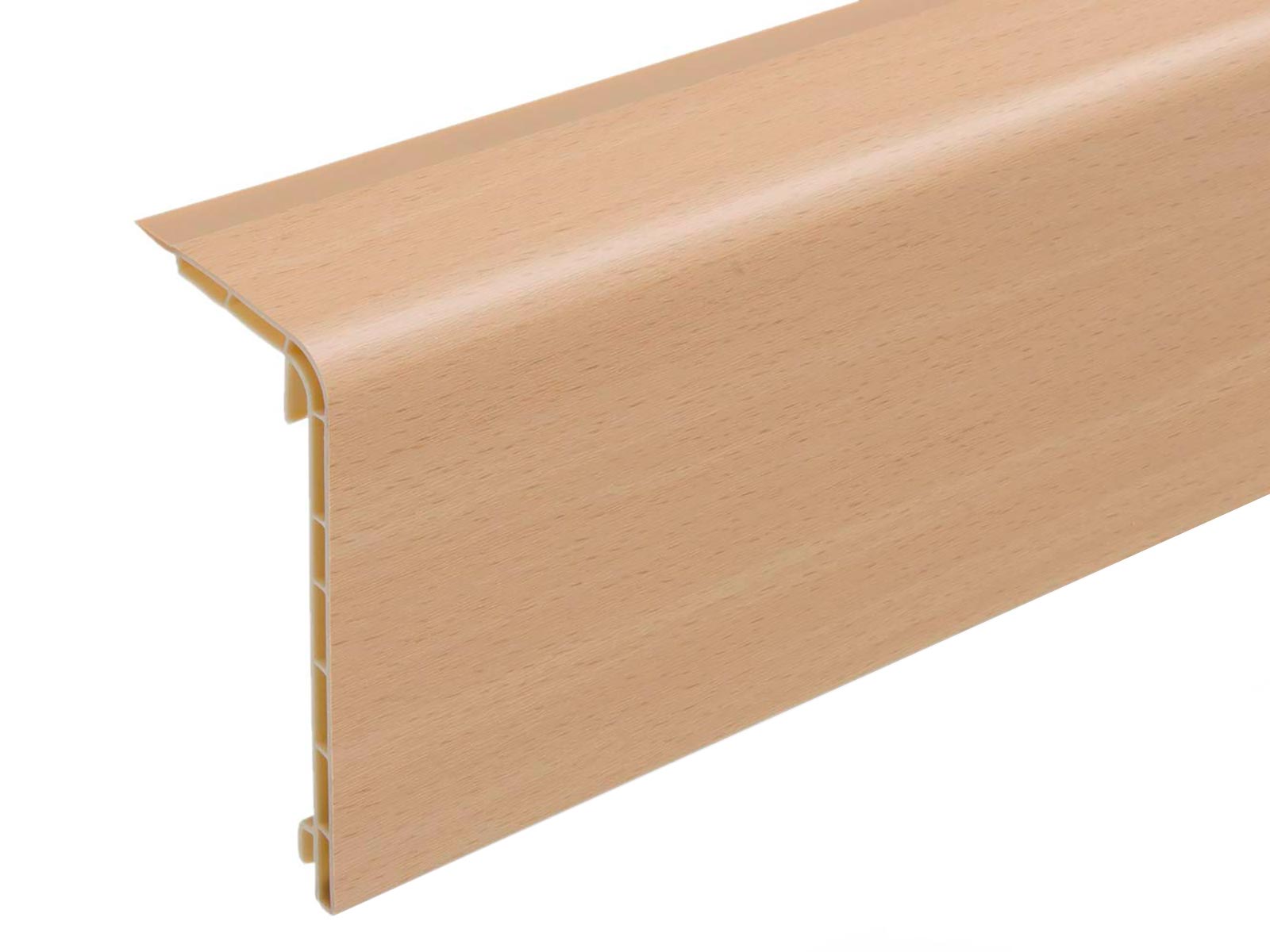 Heizungsrohrverkleidung PVC Buche (45x110mm)