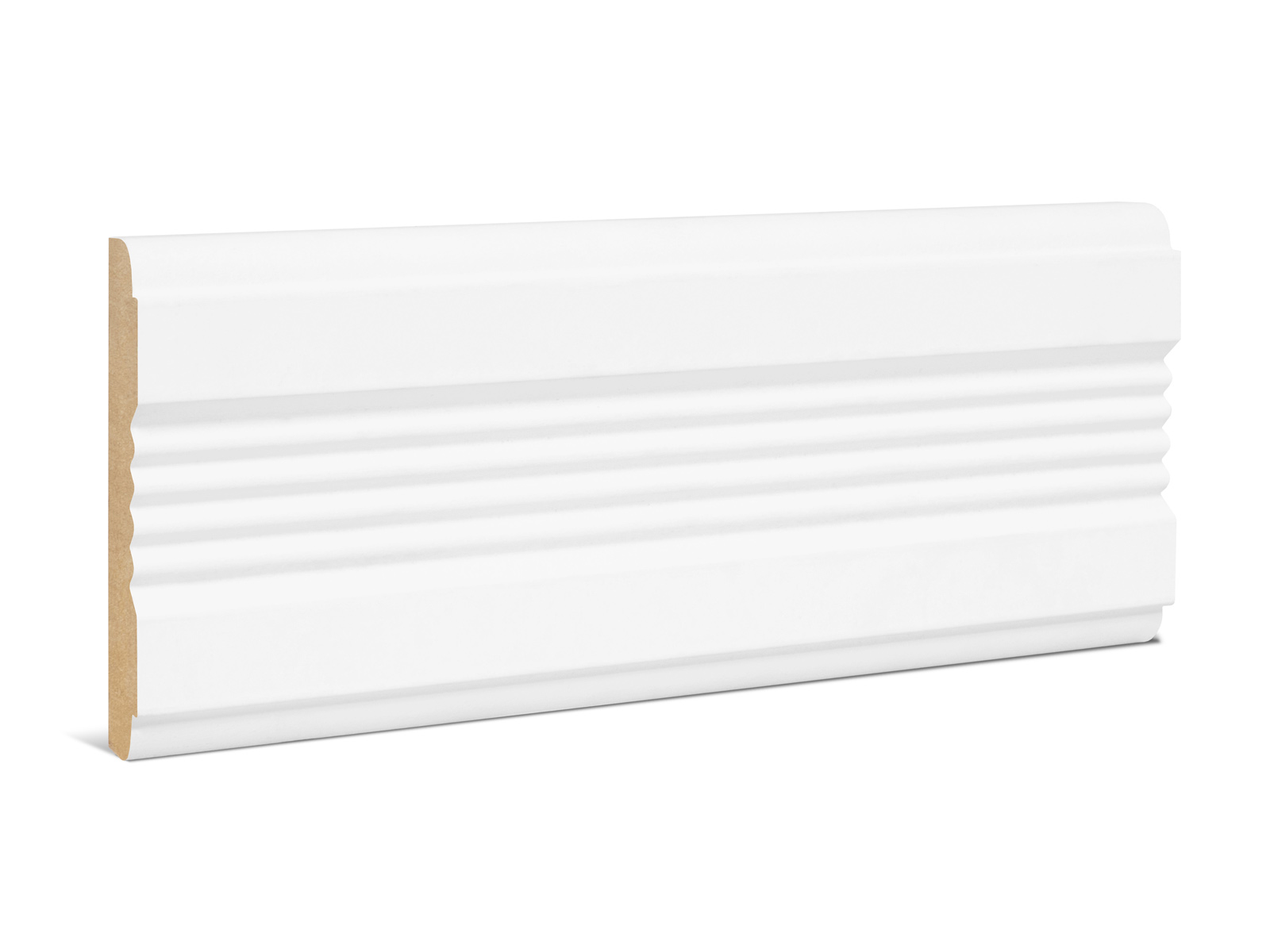 Bekleidungsleiste MDF weiß grundiert RAL9016