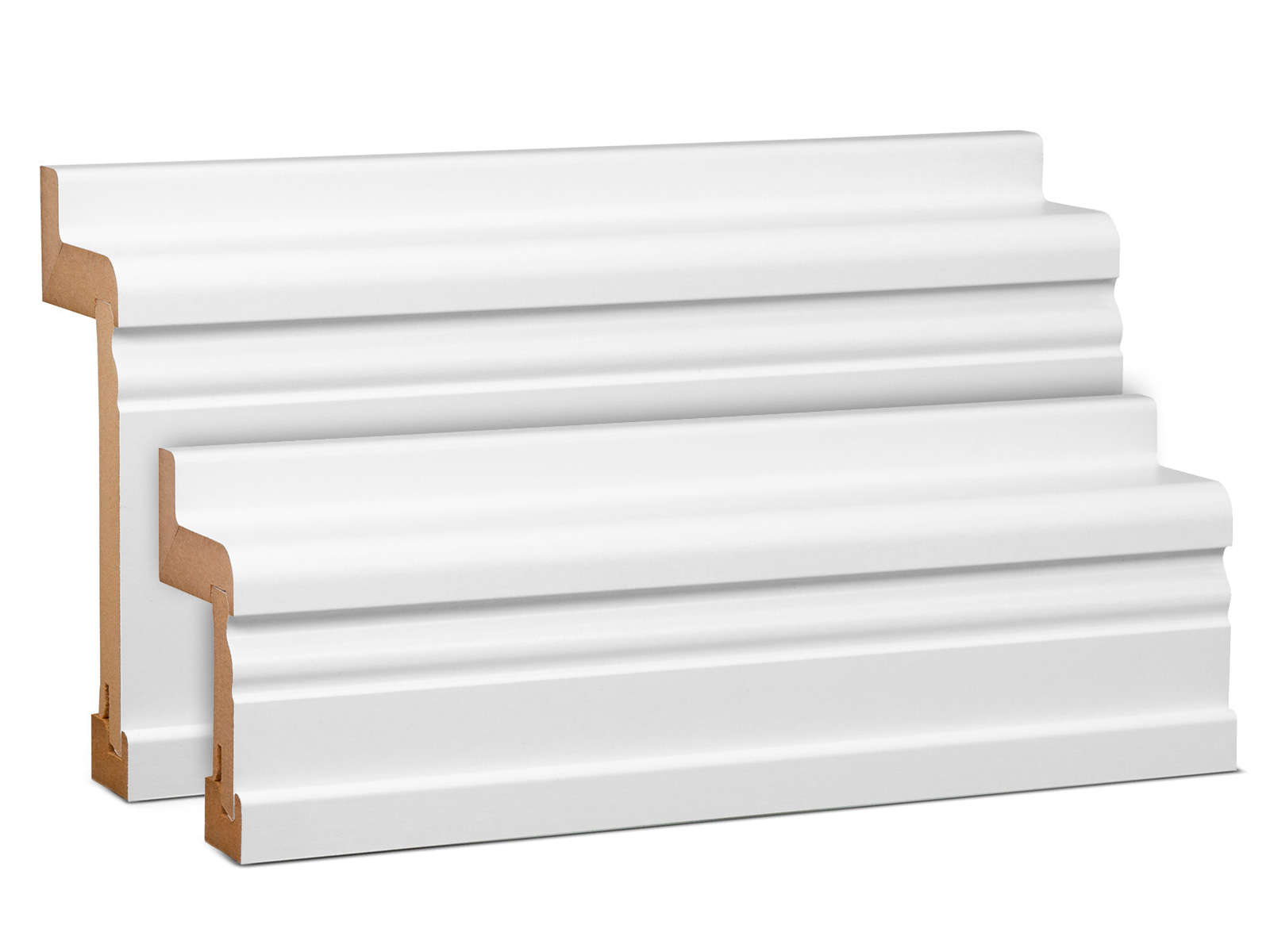 Berliner MDF Heizrohrverkleidung weiß RAL9016