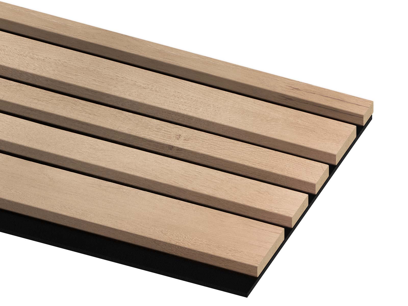 Akustikpaneele Blend Eiche Natur 30 x 260 cm 2er Set mit variabler Lamellenbreite