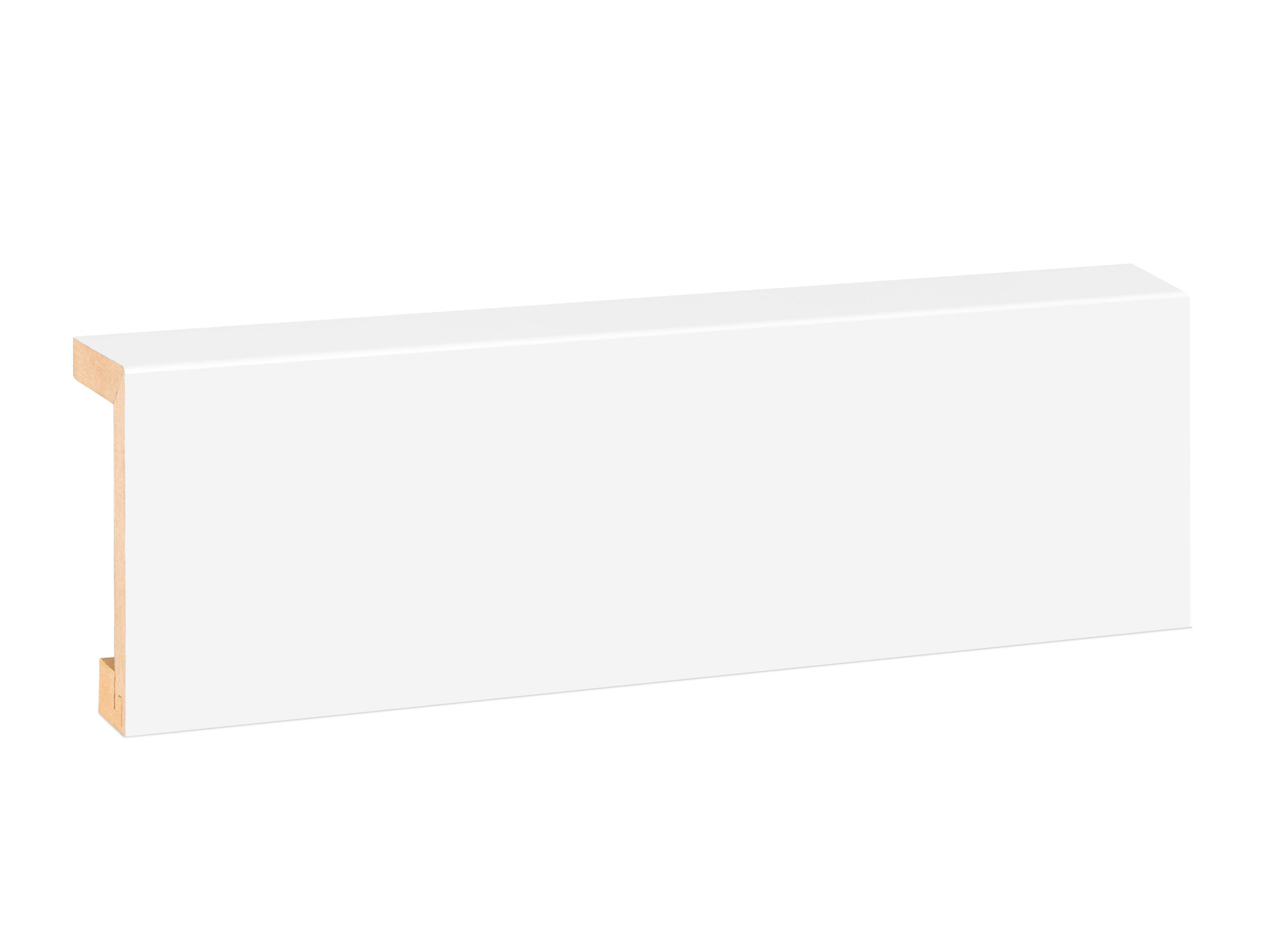 MDF Rohrverkleidung weiß (57x100mm) Modern-Profil