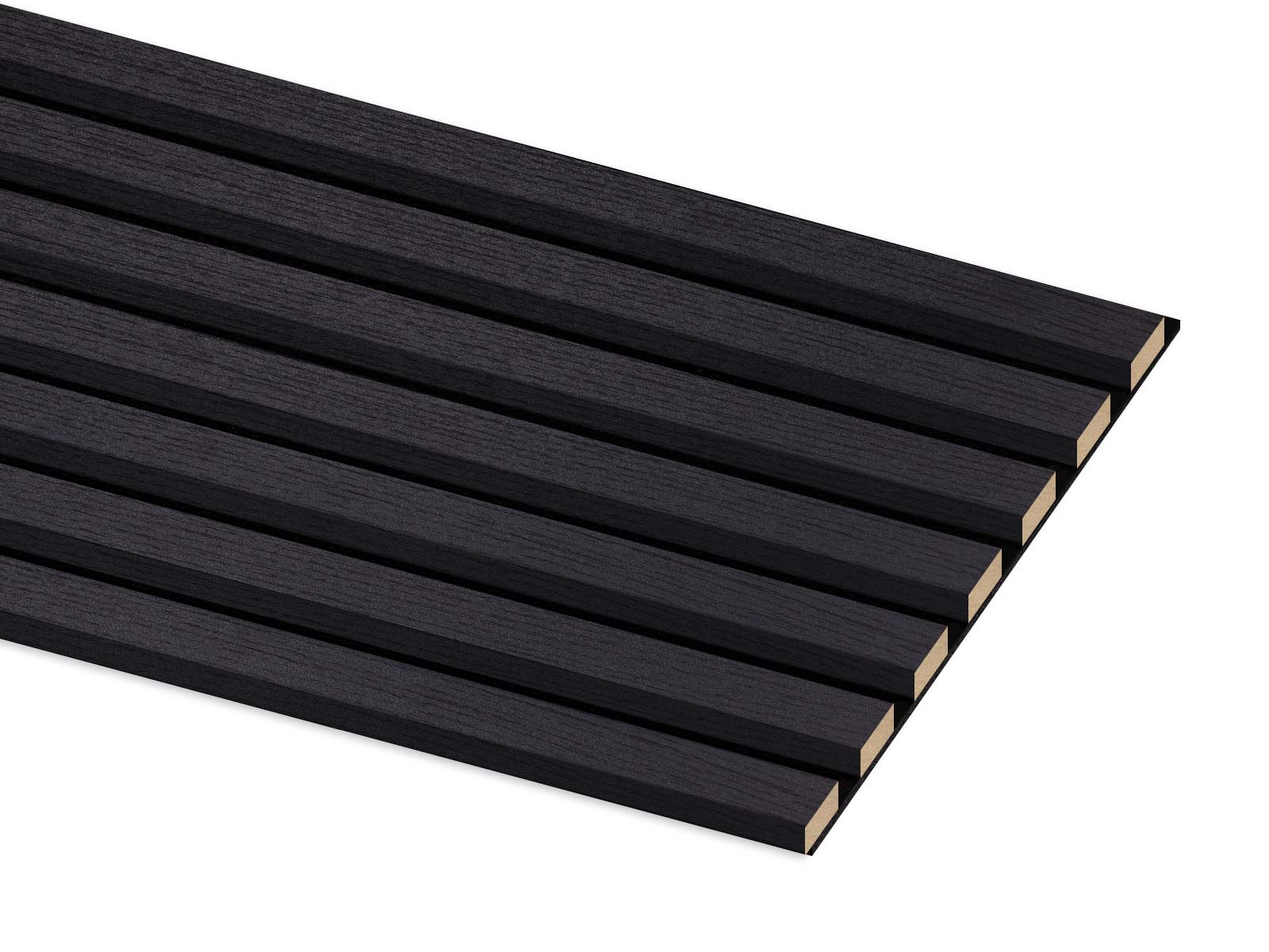 Akustikpaneele Eiche Lava 30 x 260 cm 2er Set MDF Produktansicht