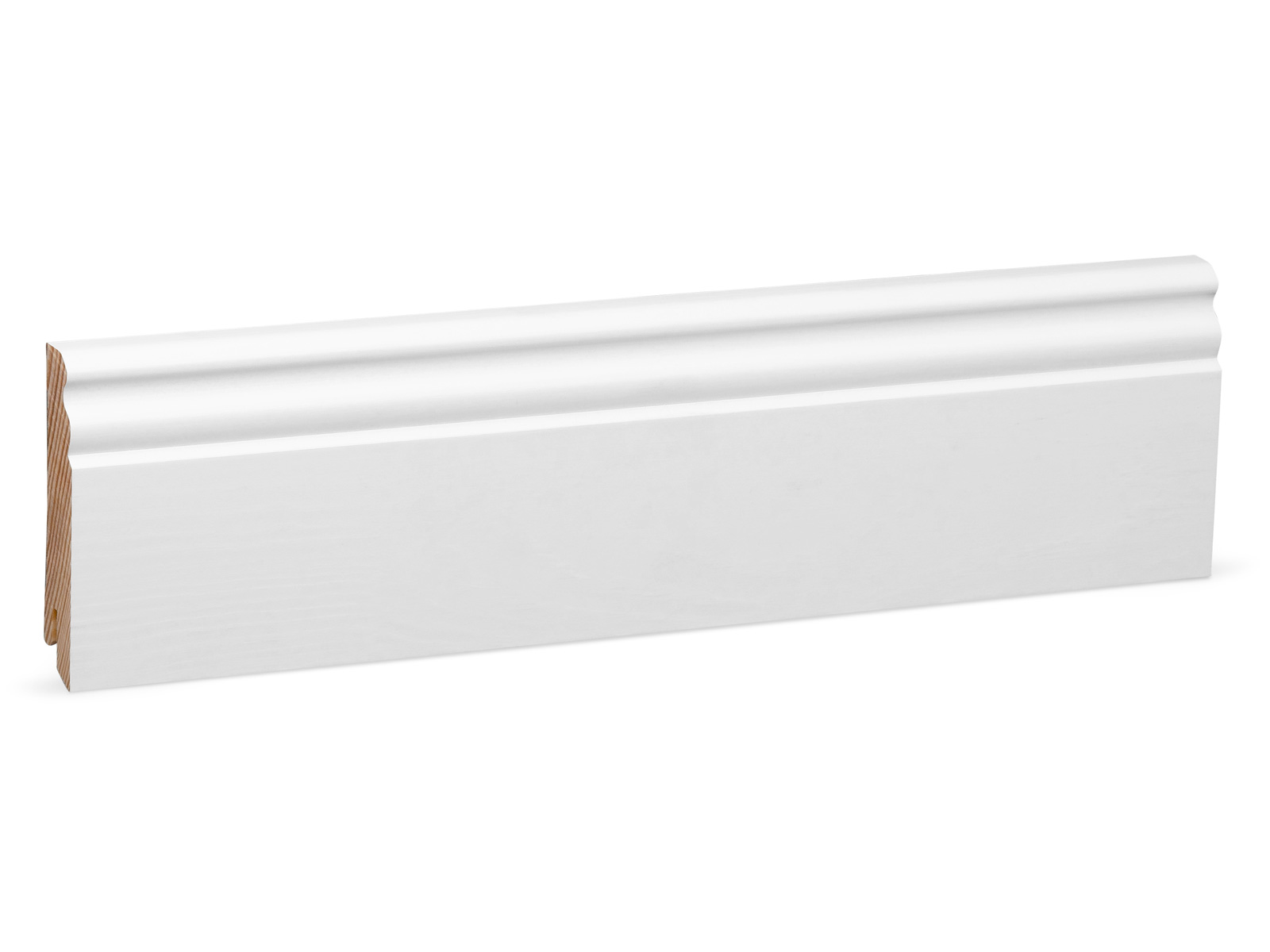Sockelleiste Hamburger Kiefer Massiv Weiss Lackiert Ral9016