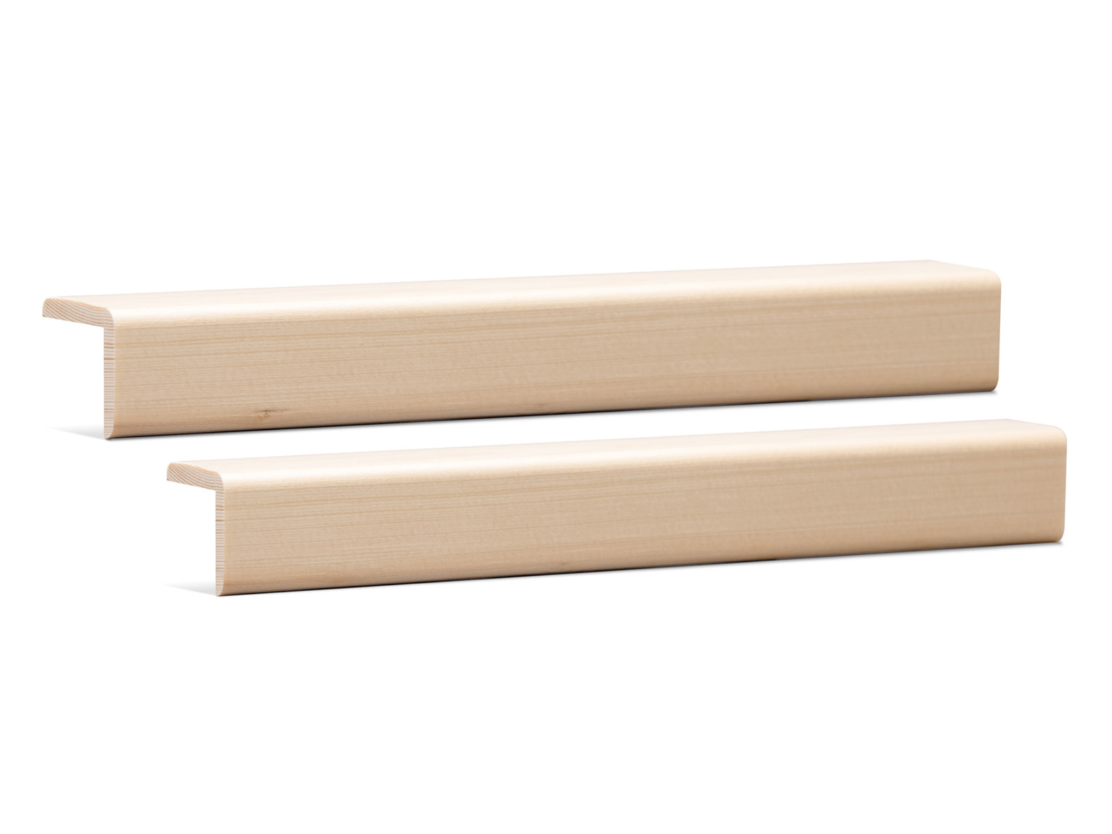 Winkelleiste Kiefer Massivholz klar lackiert