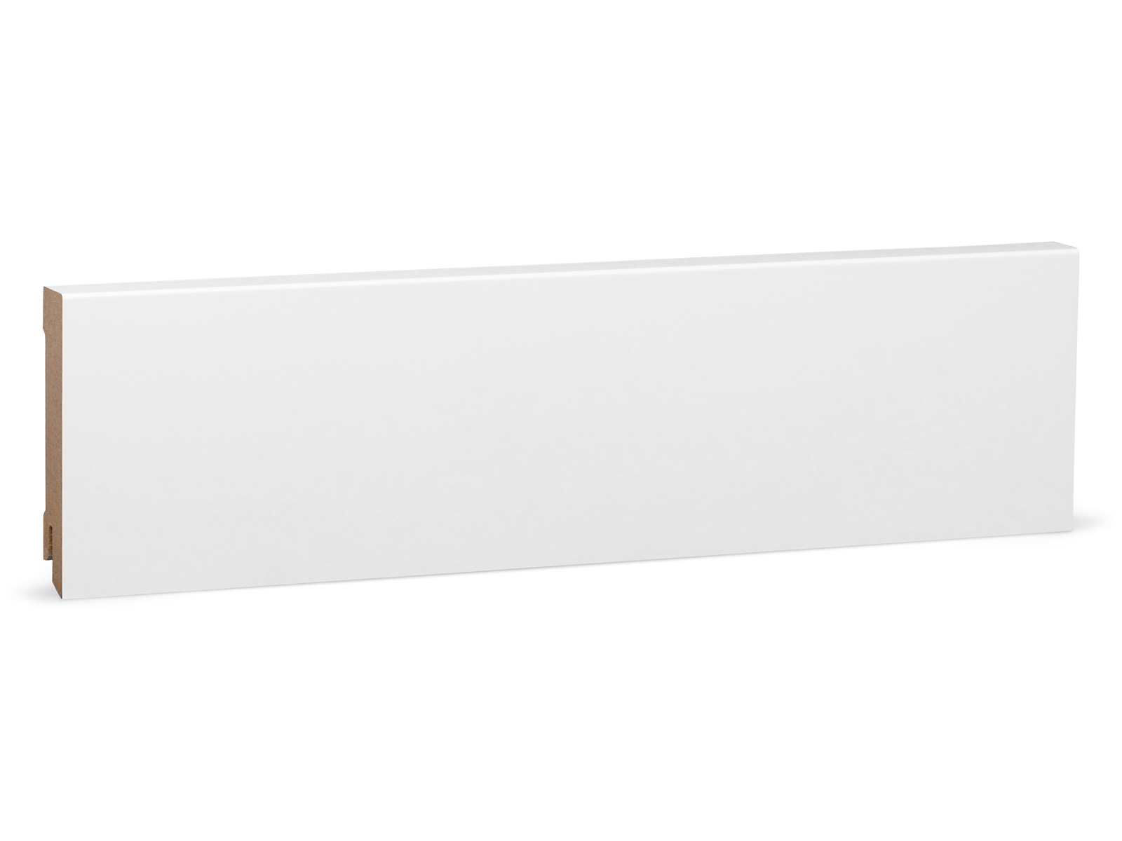 Sockelleiste Modern MDF Weiss Direktlackiert