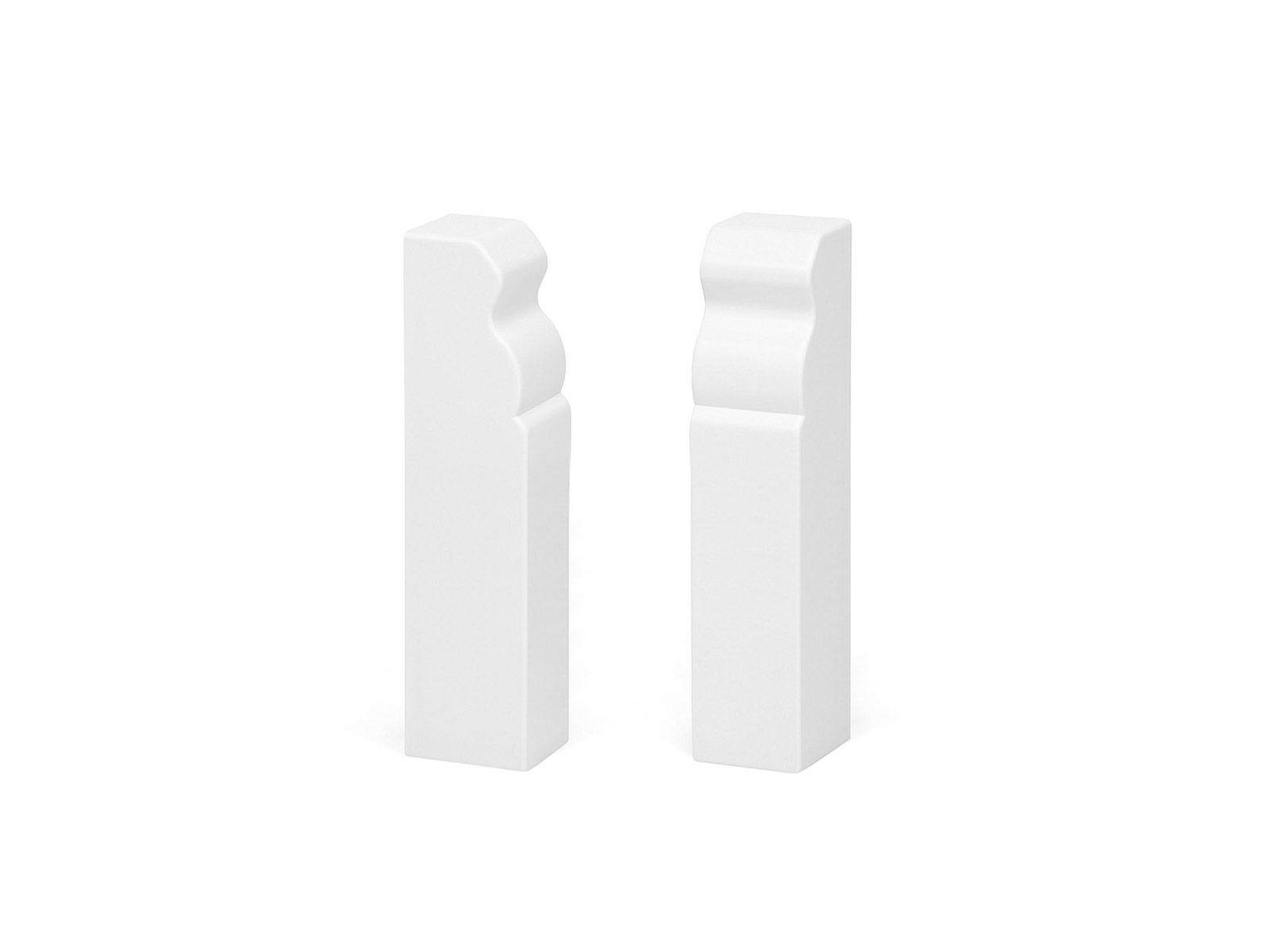 Endkappen Berliner Fußleiste (80mm, rechts & links)