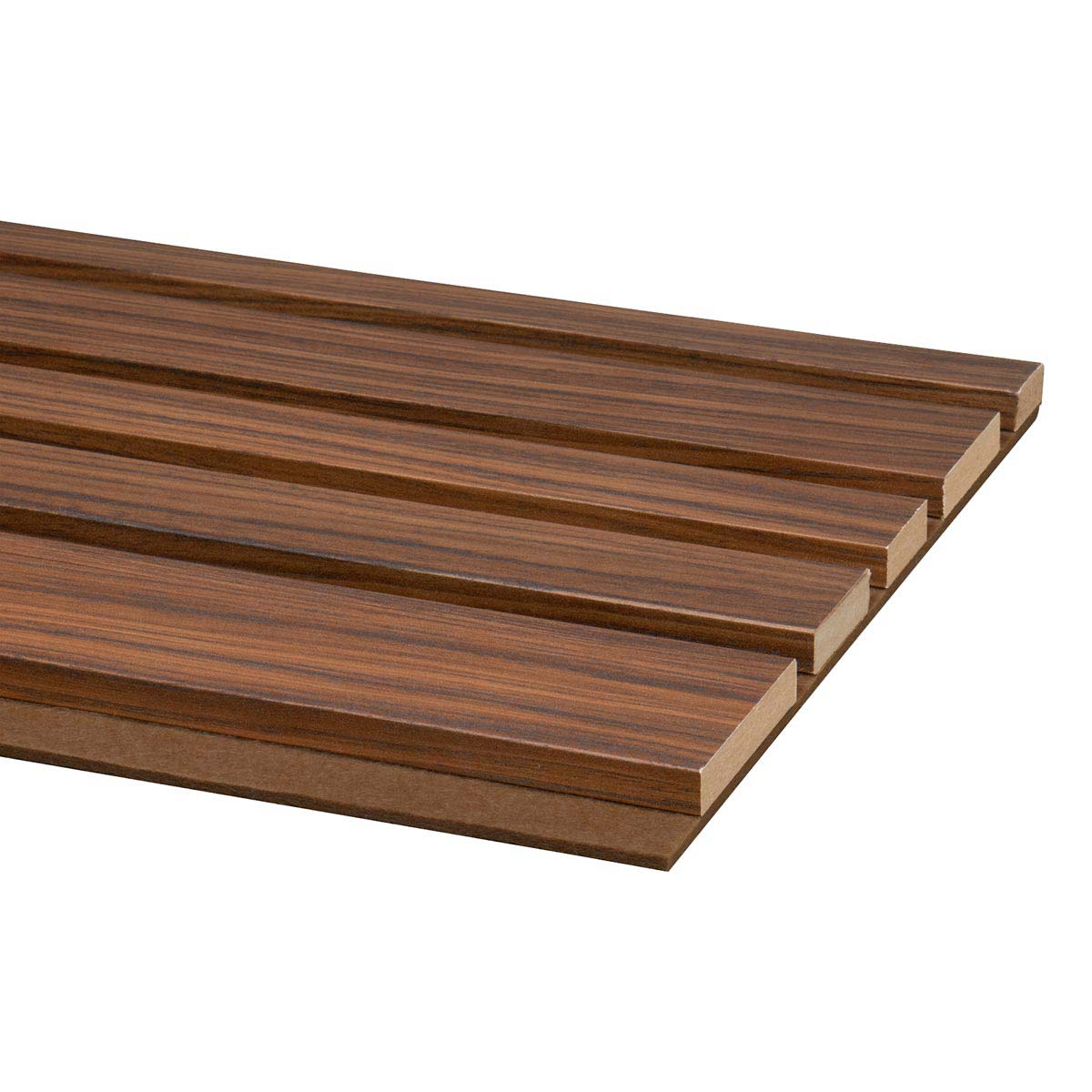 Akustikpaneele Blend Walnuss Ton in Ton mit variabler Lamellenbreite Produktansicht