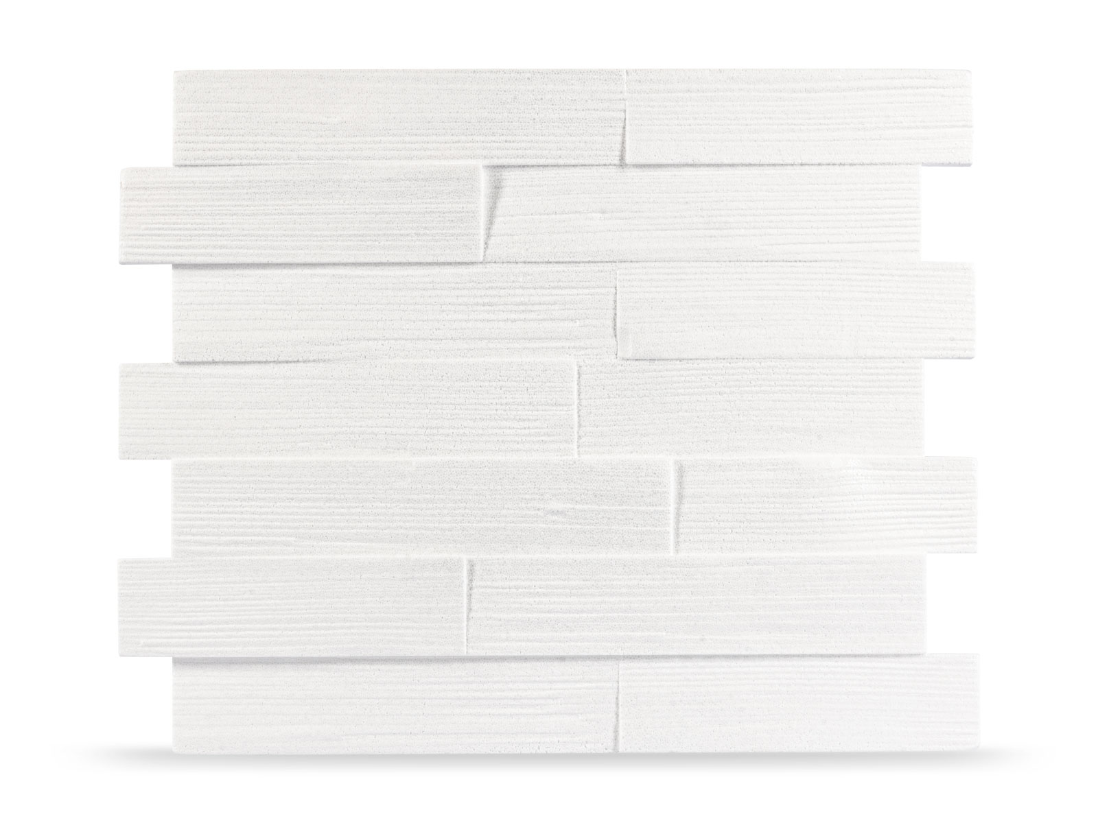 Wandverkleidung Styropor Rustic Wood Weiß (5 Stück)