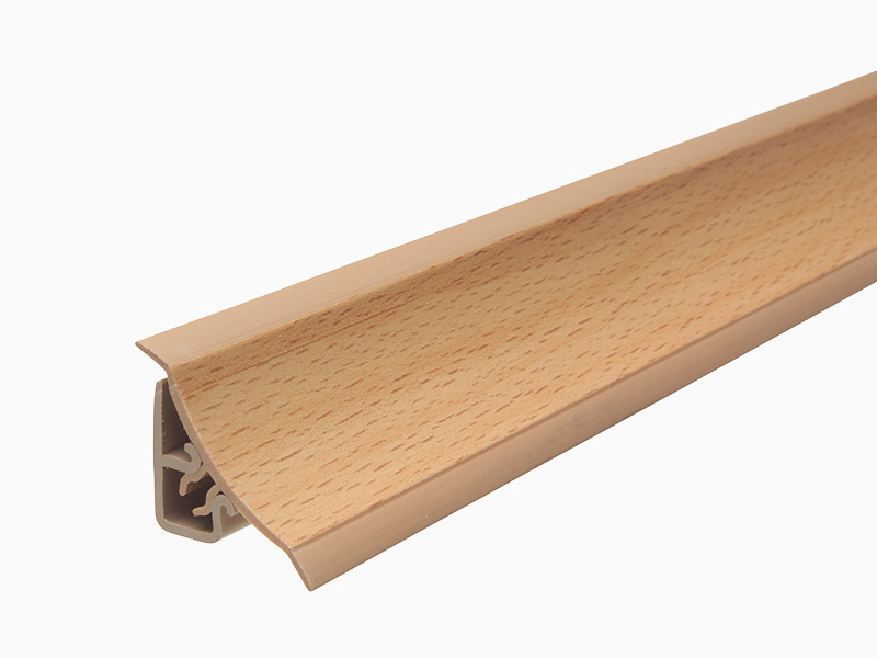 Küchenwandleiste Kunststoff Buche hell (23x25mm)