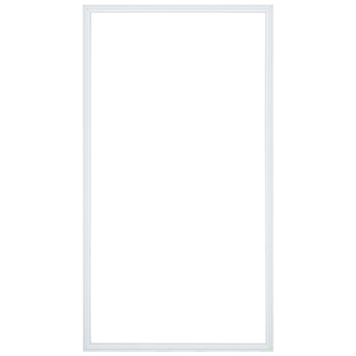 Wandkassetten Set Hamburger Profil MDF weiss grundiert als Wandrahmen Frontansicht