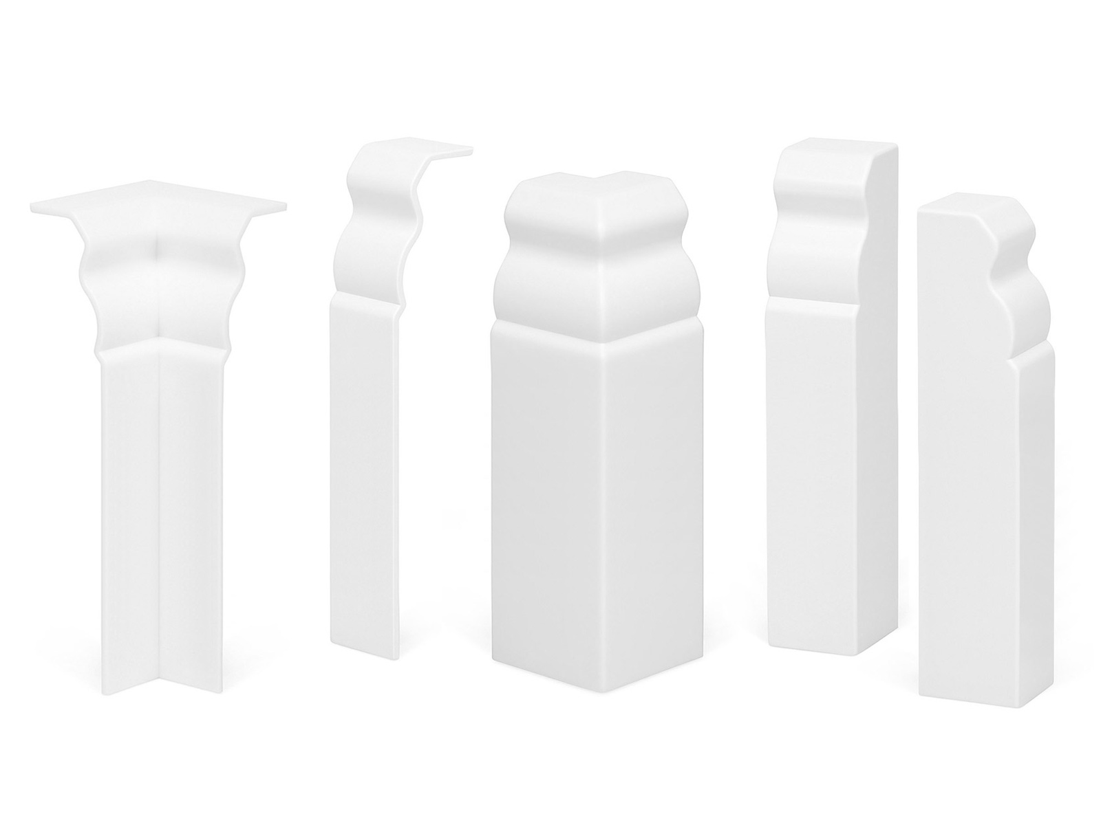 90 mm Ecken für Hamburger Sockelleisten