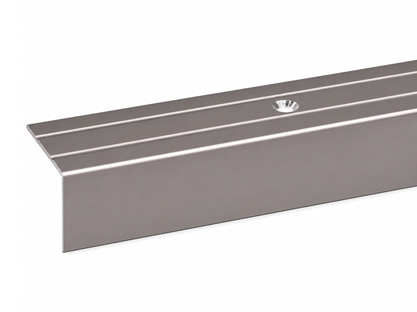 Winkelprofil zum Schrauben Edelstahl matt | Breite: 24 mm
