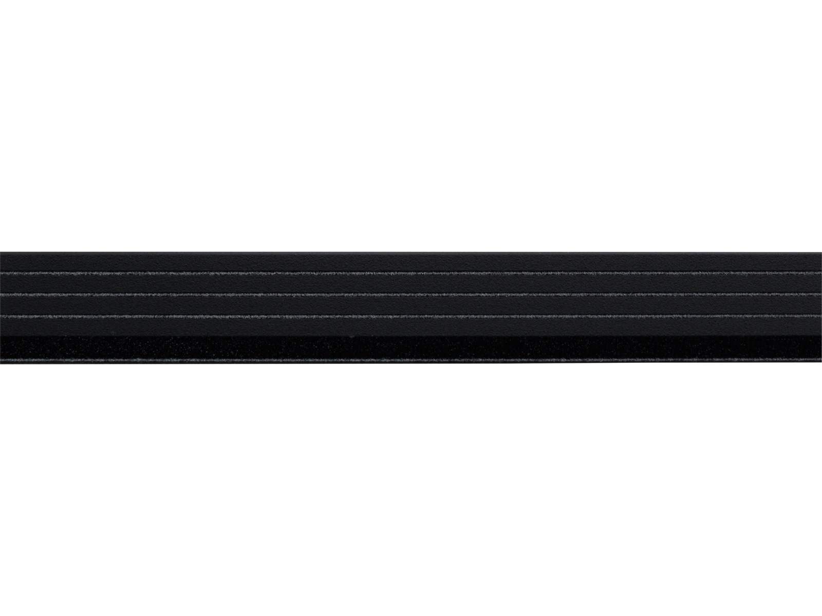Übergangsprofil selbstklebend 25 x 950 mm in Schwarz aus Aluminium